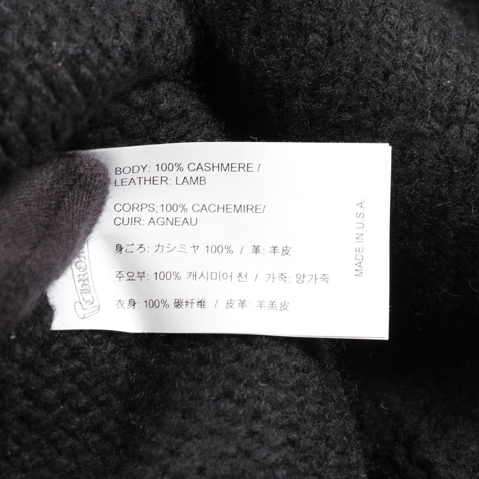 Chrome Hearts Chrome Hearts Chrome Hearts CH Cross Cashmere Knitwear Textile Tops DUTY FREE for USA Size ONE SIZE - 4 Thumbnail