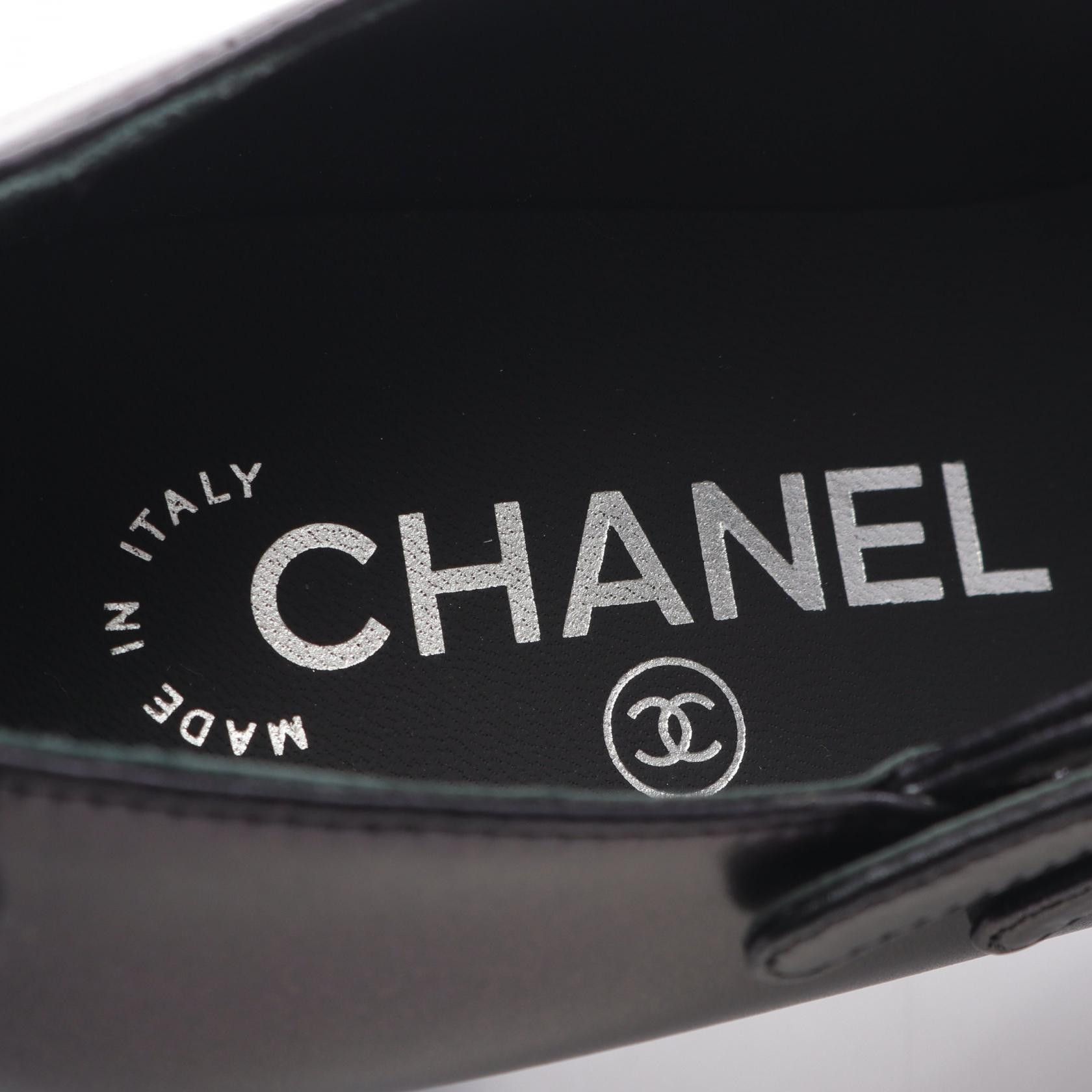Chanel Chanel Chanel Mary Jane Lambskin Pumps Leather Shoes G45696 DUTY FREE for USA Size ONE SIZE - 5 Thumbnail