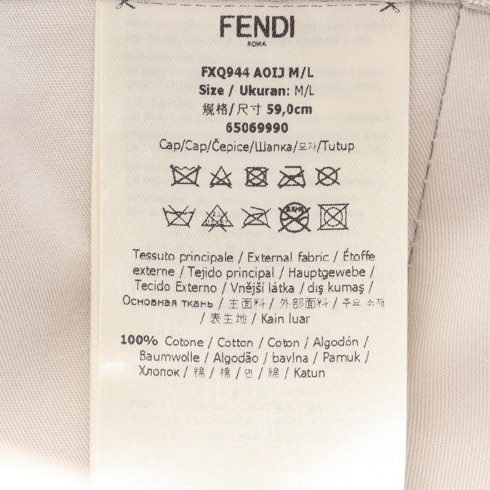Fendi Fendi Fendi FENDI × MARC JACOBS Cotton Cap Textile Hats DUTY FREE for USA Size ONE SIZE - 5 Thumbnail