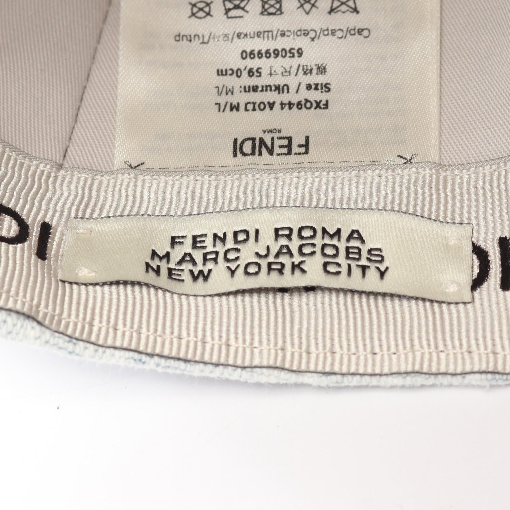 Fendi Fendi Fendi FENDI × MARC JACOBS Cotton Cap Textile Hats DUTY FREE for USA Size ONE SIZE - 4 Thumbnail