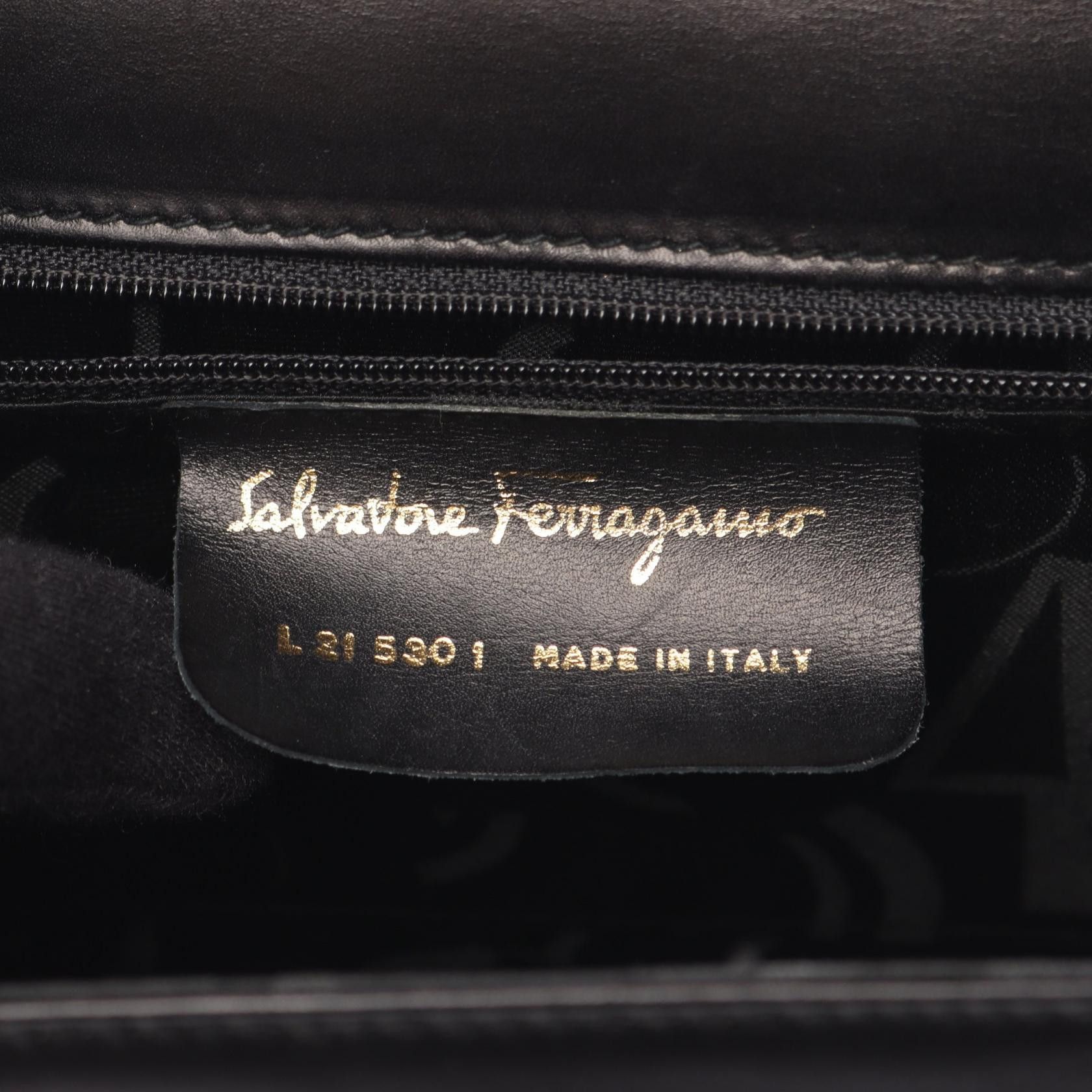 Salvatore Ferragamo Salvatore Ferragamo Salvatore Ferragamo Vara Ribbon Leather 2way Bag Leather Handbag DUTY FREE for USA Size ONE SIZE - 4 Thumbnail