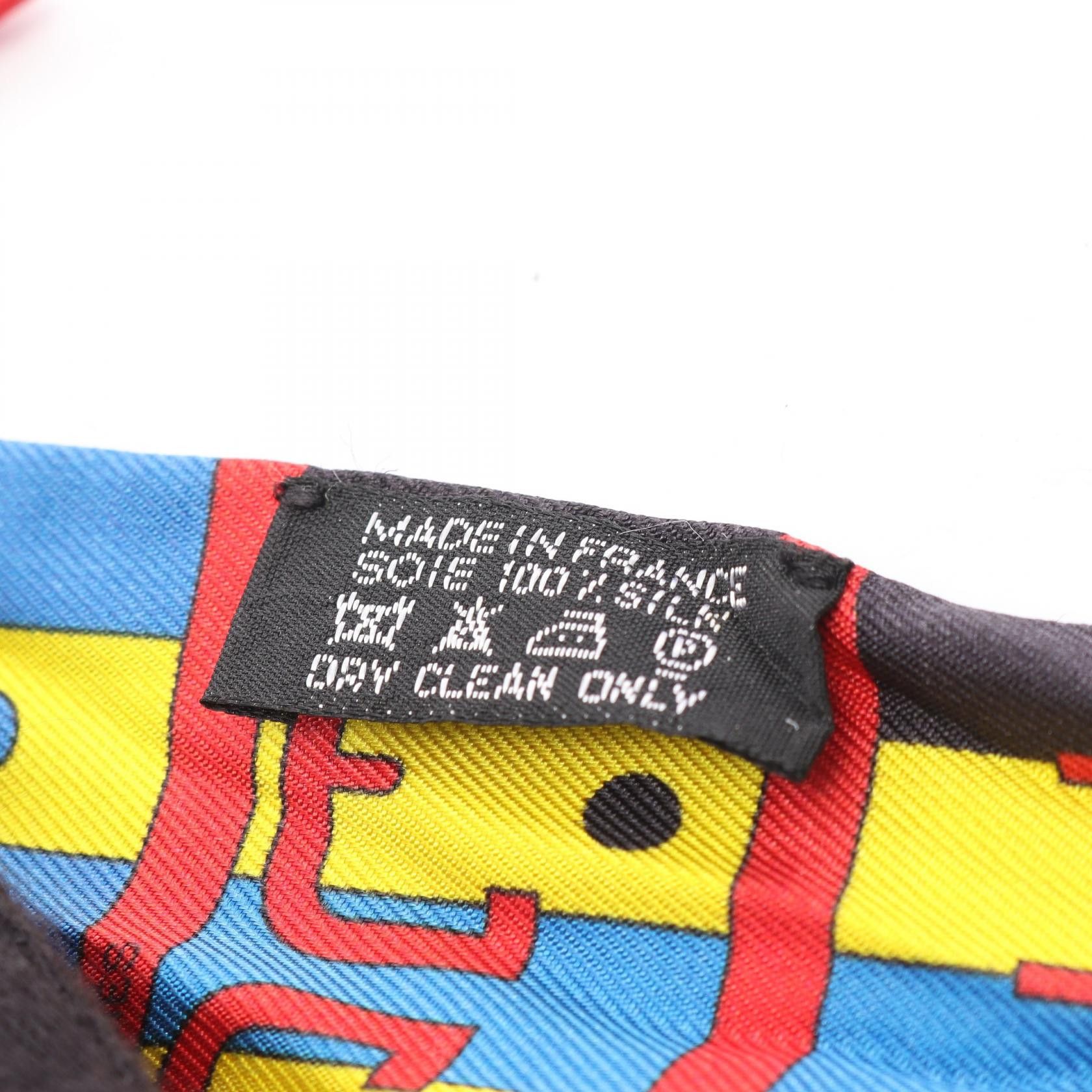 Hermes Hermes Hermes Twilly ROCABAR Silk Scarf Textile Scarf DUTY FREE for USA Size ONE SIZE - 5 Thumbnail