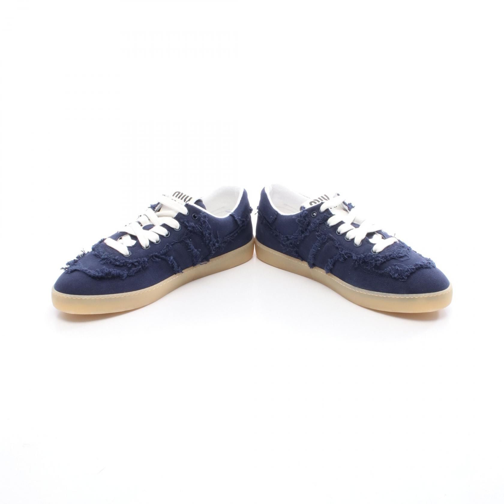 Miu Miu Miu Miu Miu Miu Denim Sneakers Textile Shoes DUTY FREE for USA Size ONE SIZE - 3 Thumbnail