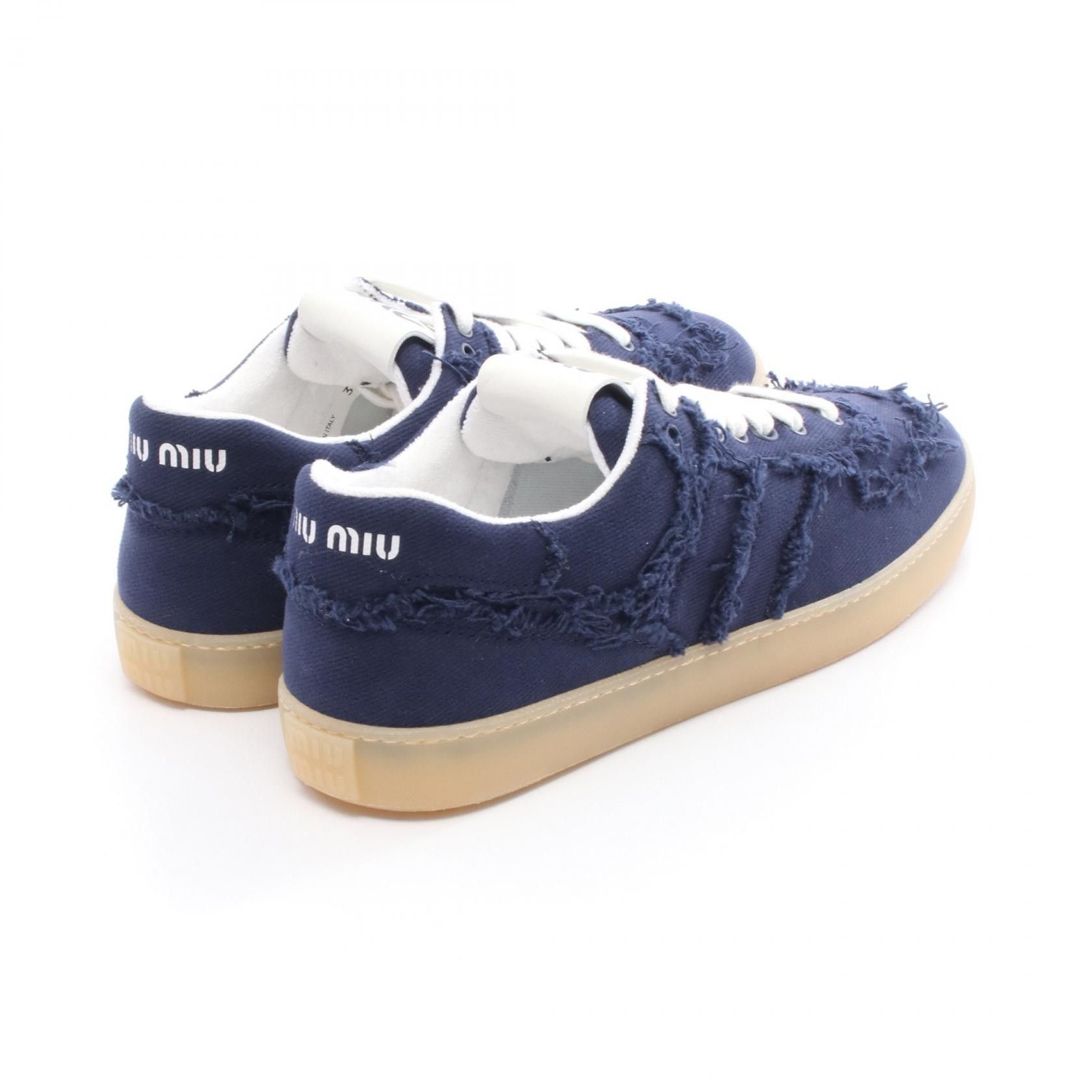 Miu Miu Miu Miu Miu Miu Denim Sneakers Textile Shoes DUTY FREE for USA Size ONE SIZE - 2 Thumbnail