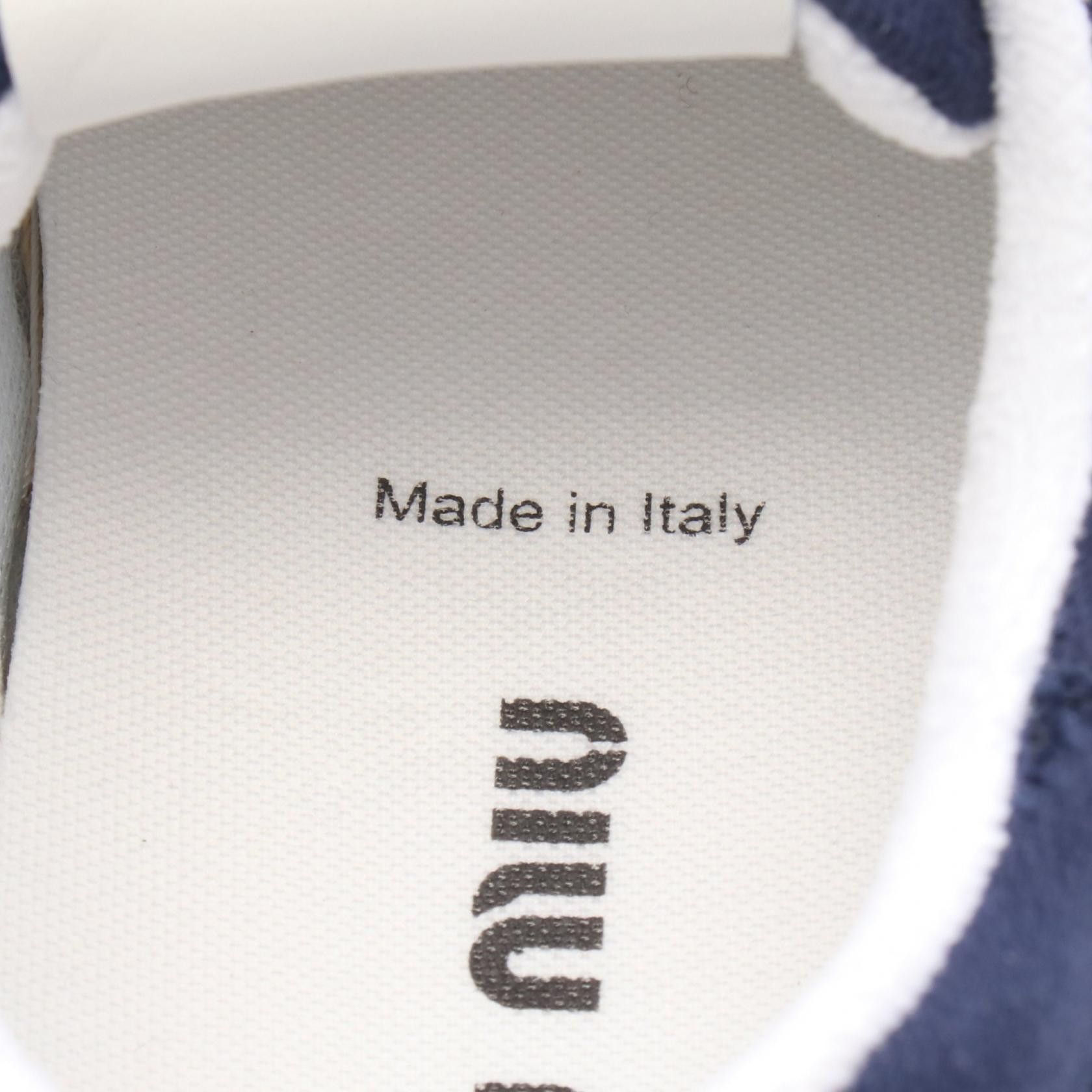 Miu Miu Miu Miu Miu Miu Denim Sneakers Textile Shoes DUTY FREE for USA Size ONE SIZE - 6 Thumbnail