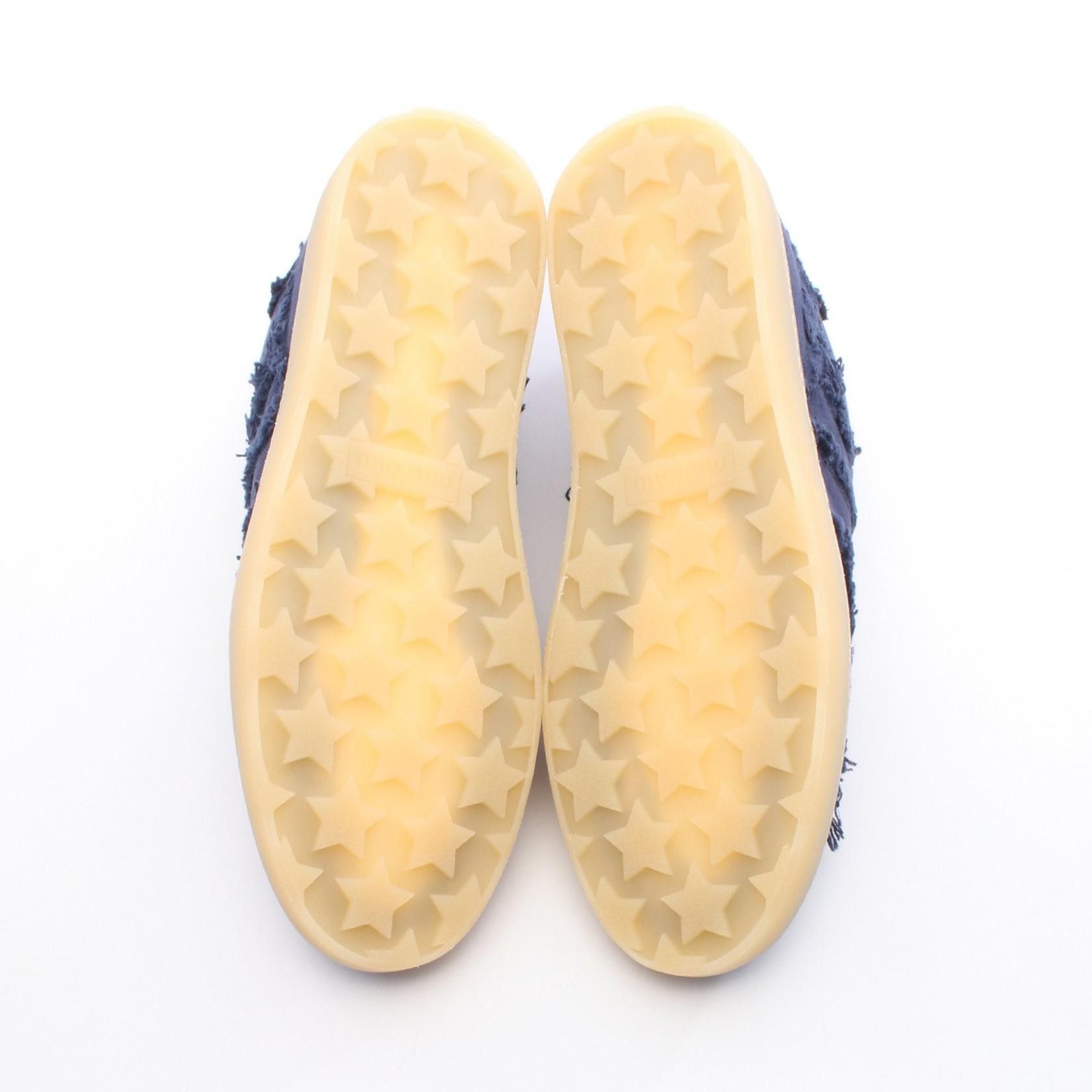 Miu Miu Miu Miu Miu Miu Denim Sneakers Textile Shoes DUTY FREE for USA Size ONE SIZE - 4 Thumbnail