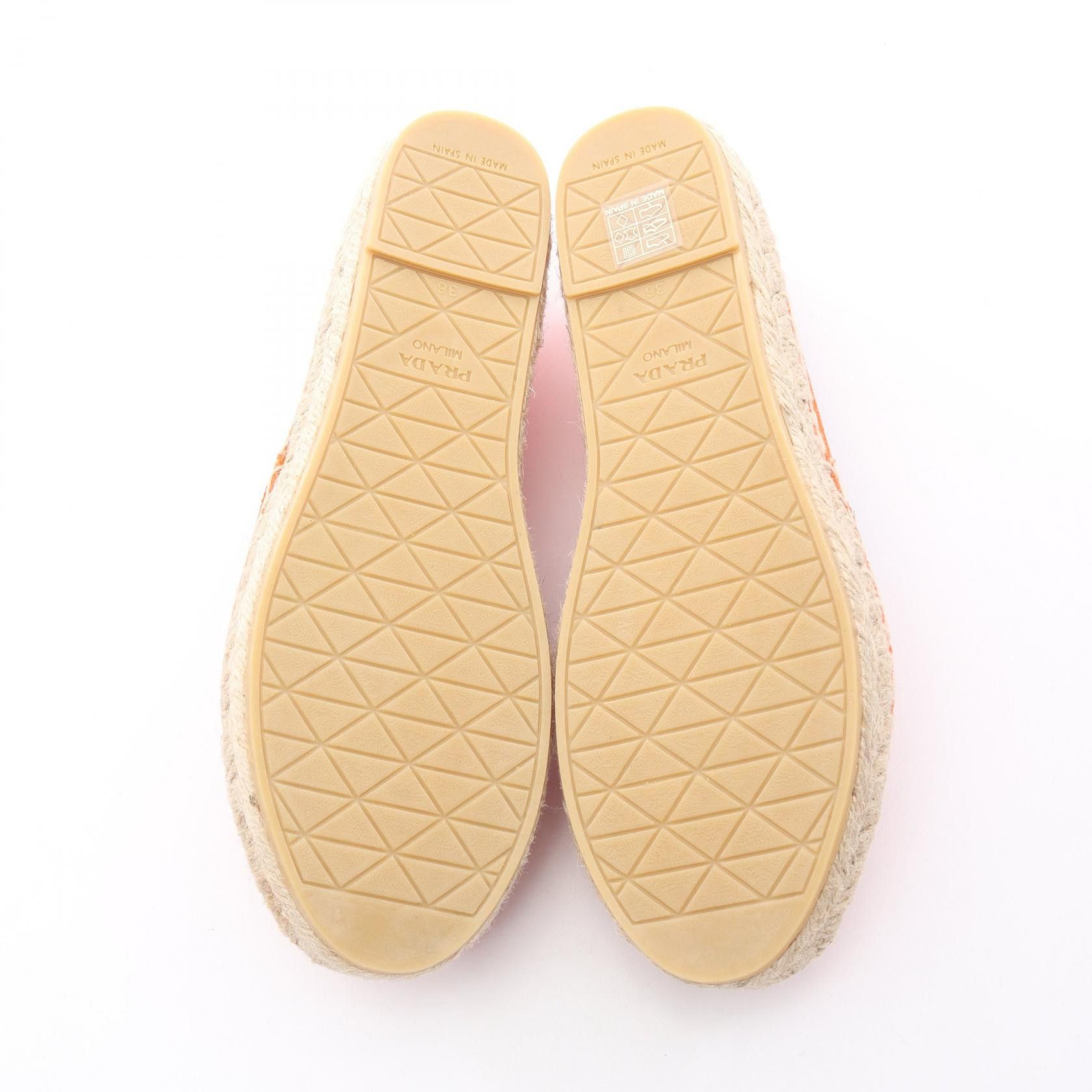 Prada Prada Prada Canvas Slip On Shoes Textile Shoes DUTY FREE for USA Size ONE SIZE - 4 Thumbnail