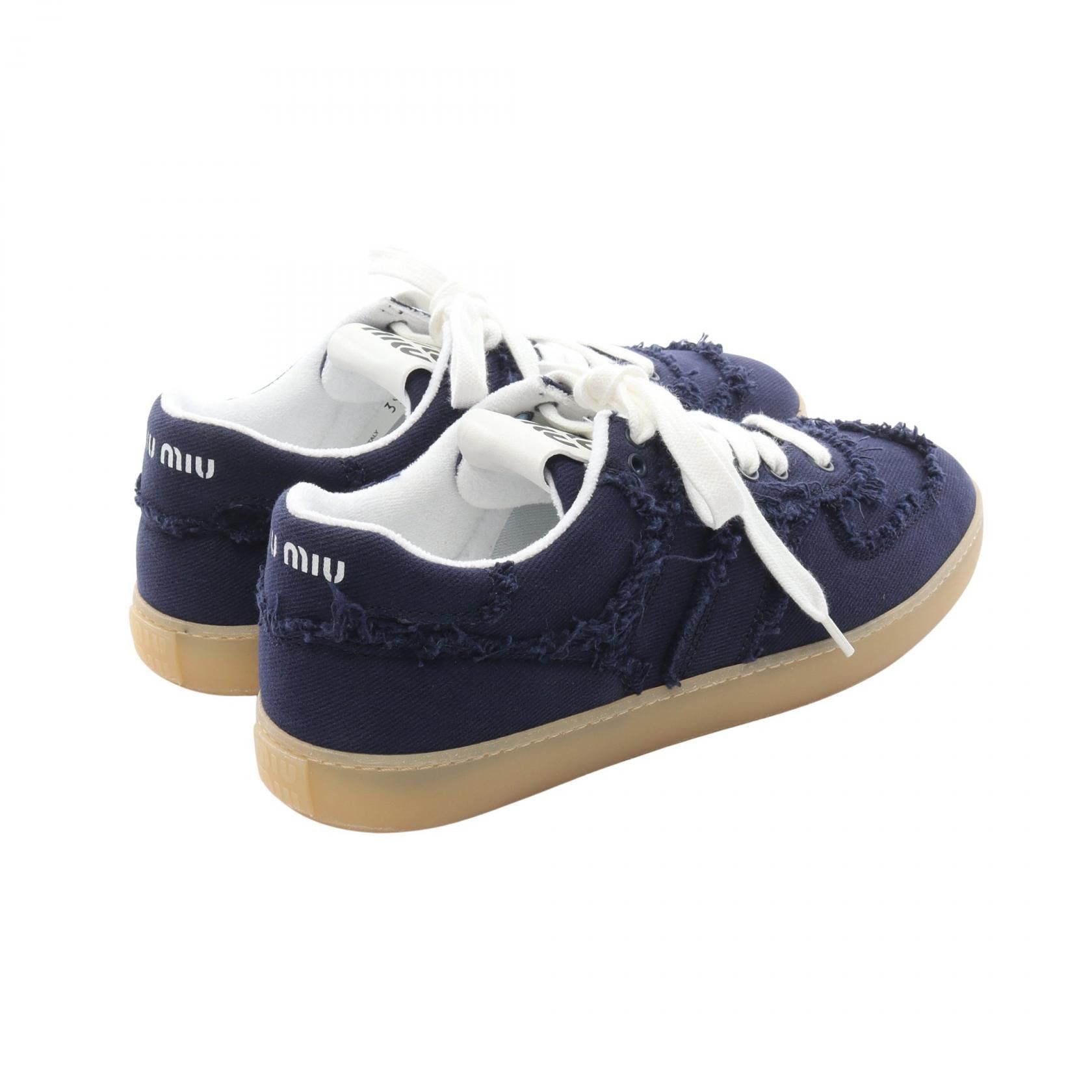 Miu Miu Miu Miu Miu Miu Canvas Sneakers Textile Shoes DUTY FREE for USA Size ONE SIZE - 2 Thumbnail