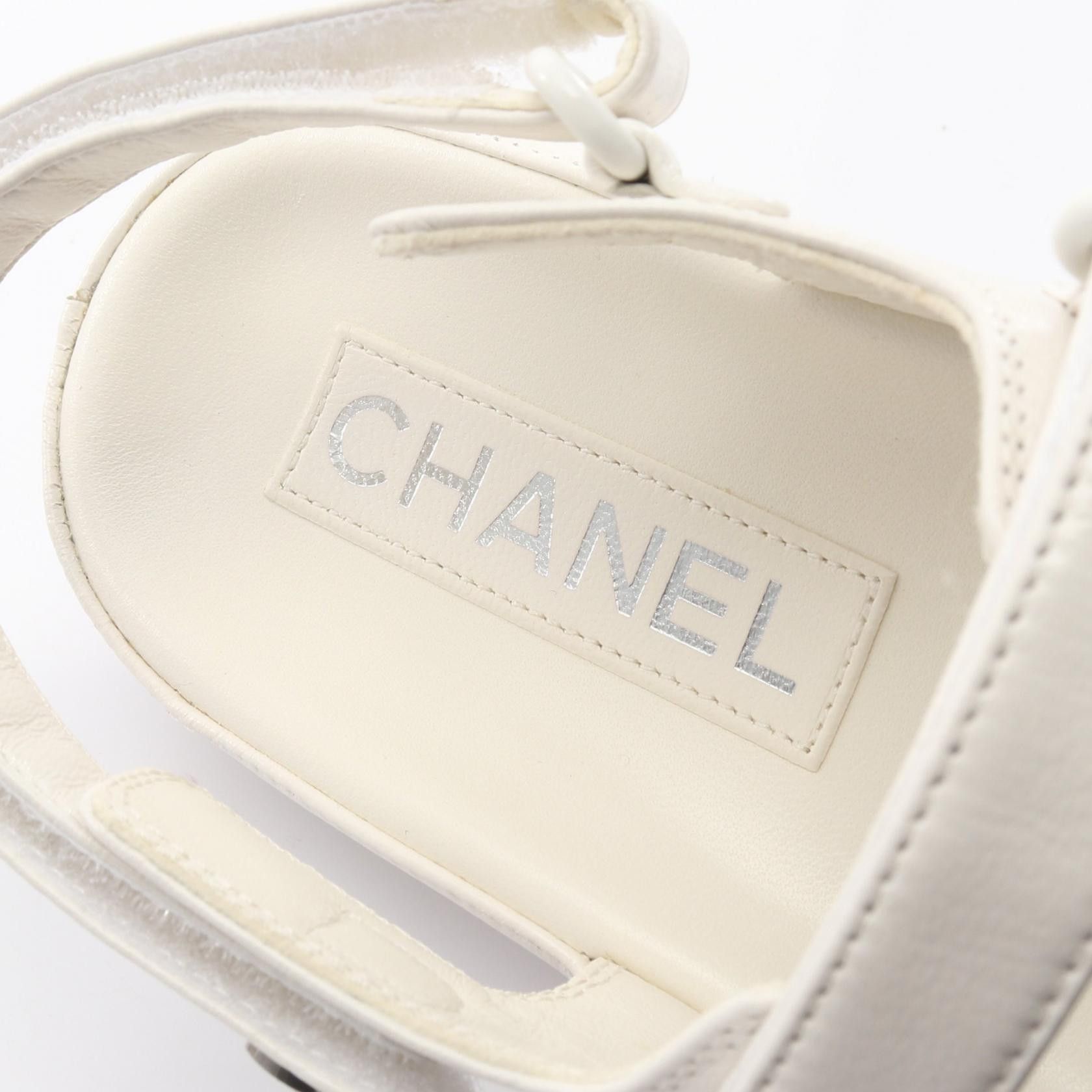 Chanel Chanel Chanel Coco Mark Leather Sandals Leather Shoes DUTY FREE for USA Size ONE SIZE - 5 Thumbnail