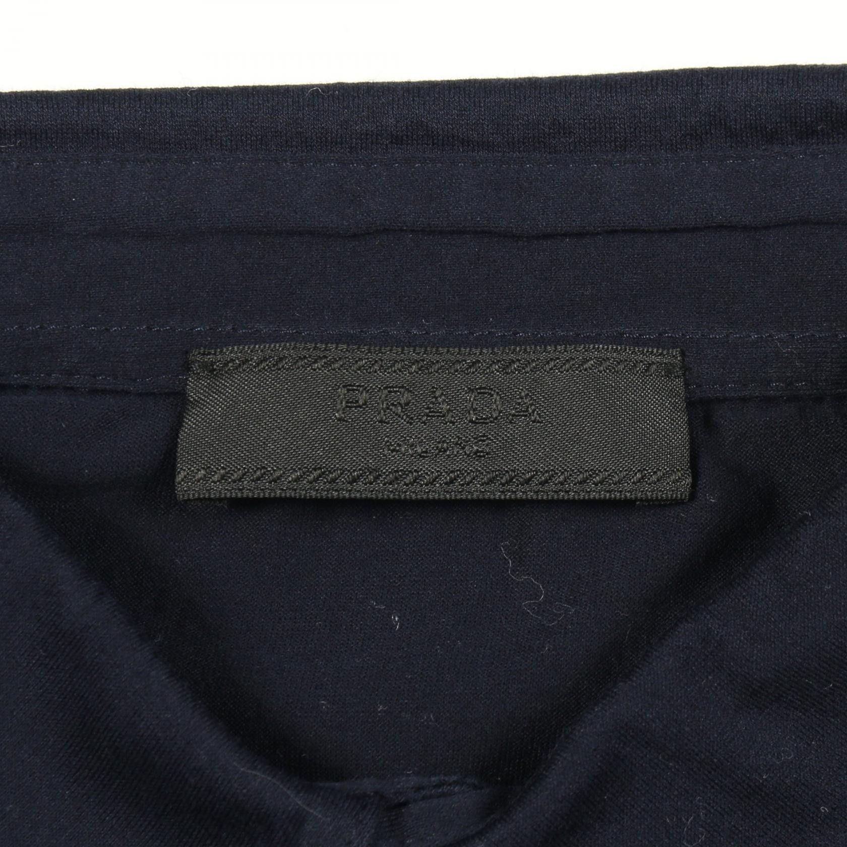 Prada Prada Prada Cotton Polo Shirt Textile Tops UJL878 DUTY FREE for USA Size ONE SIZE - 3 Thumbnail
