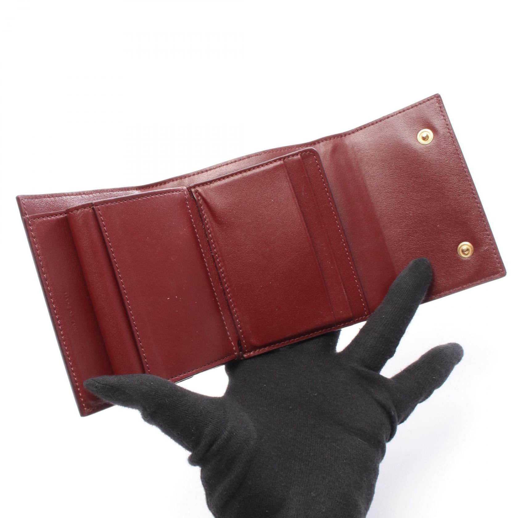 Celine Celine Celine Small Tri-fold Wallet Leather Wallet Leather Short Wallet 10B573BEL DUTY FREE for USA Size ONE SIZE - 4 Thumbnail