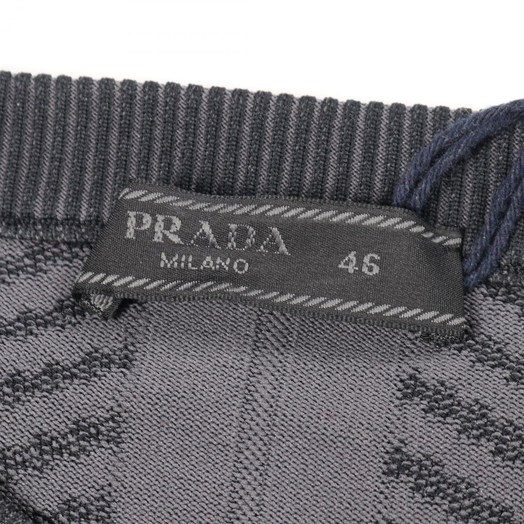 Prada Prada Prada Technical Knit Polyester Sweatshirt Textile Tops UMA876 DUTY FREE for USA Size ONE SIZE - 3 Thumbnail