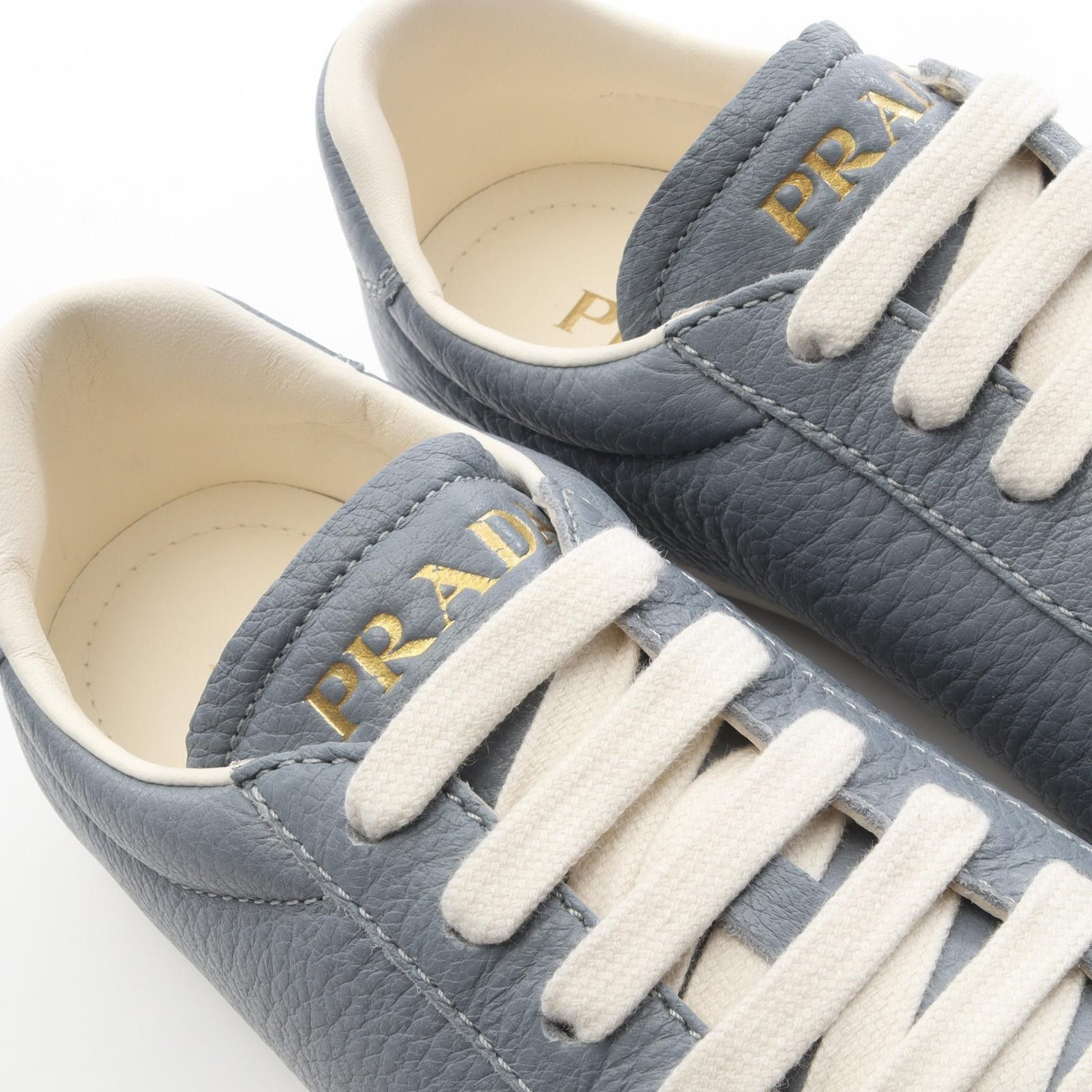 Prada Prada Prada Leather Sneakers Leather Shoes DUTY FREE for USA Size ONE SIZE - 7 Thumbnail