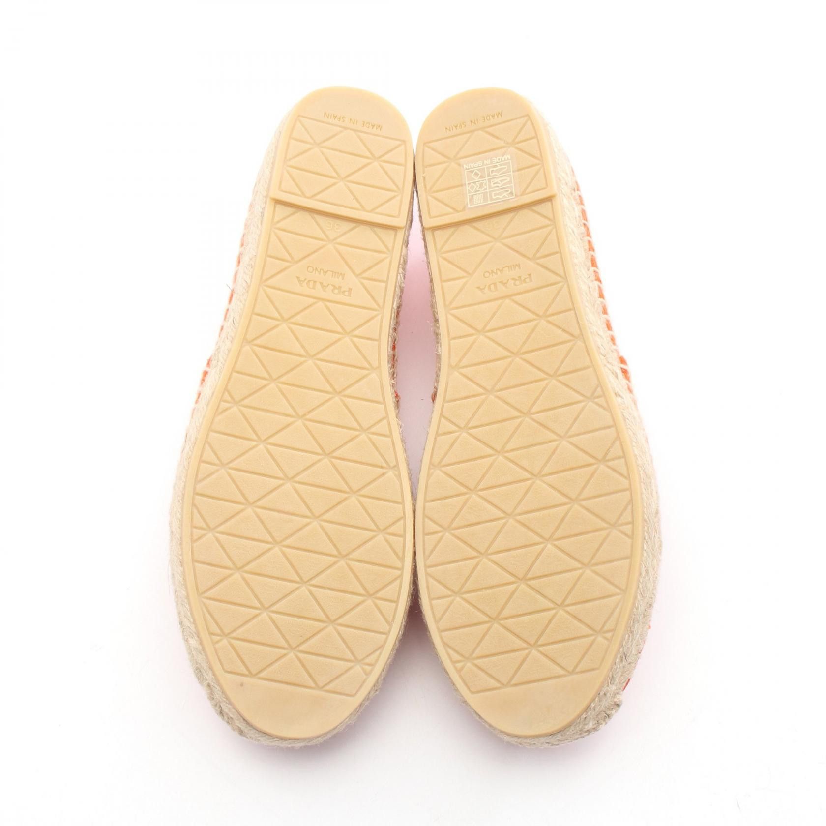 Prada Prada Prada Embossed Logo Canvas Slip On Shoes Textile Shoes DUTY FREE for USA Size ONE SIZE - 4 Thumbnail