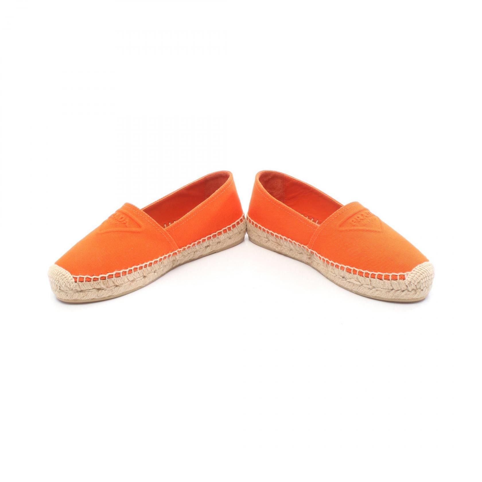 Prada Prada Prada Embossed Logo Canvas Slip On Shoes Textile Shoes DUTY FREE for USA Size ONE SIZE - 3 Thumbnail