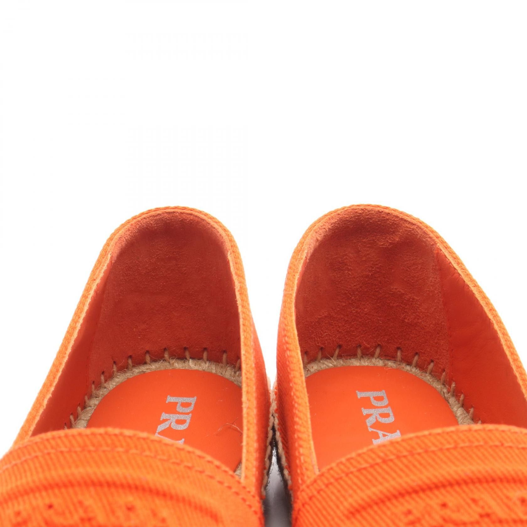 Prada Prada Prada Embossed Logo Canvas Slip On Shoes Textile Shoes DUTY FREE for USA Size ONE SIZE - 9 Thumbnail