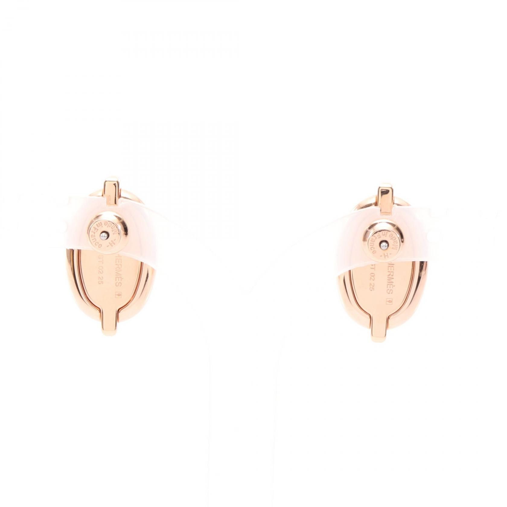Hermes Hermes Hermes Maillon Mini Earrings Metal Earrings DUTY FREE for USA Size ONE SIZE - 2 Thumbnail