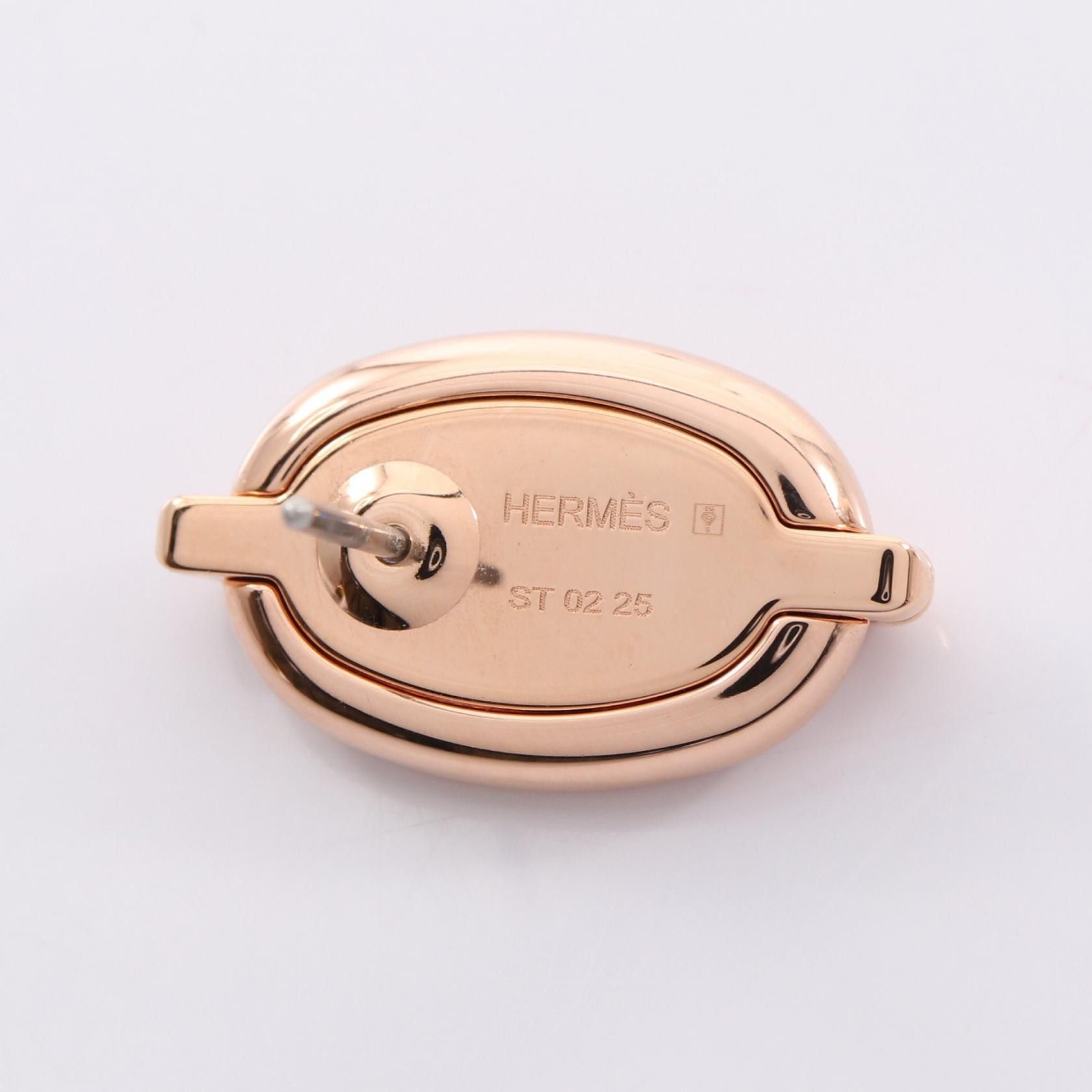 Hermes Hermes Hermes Maillon Mini Earrings Metal Earrings DUTY FREE for USA Size ONE SIZE - 3 Thumbnail