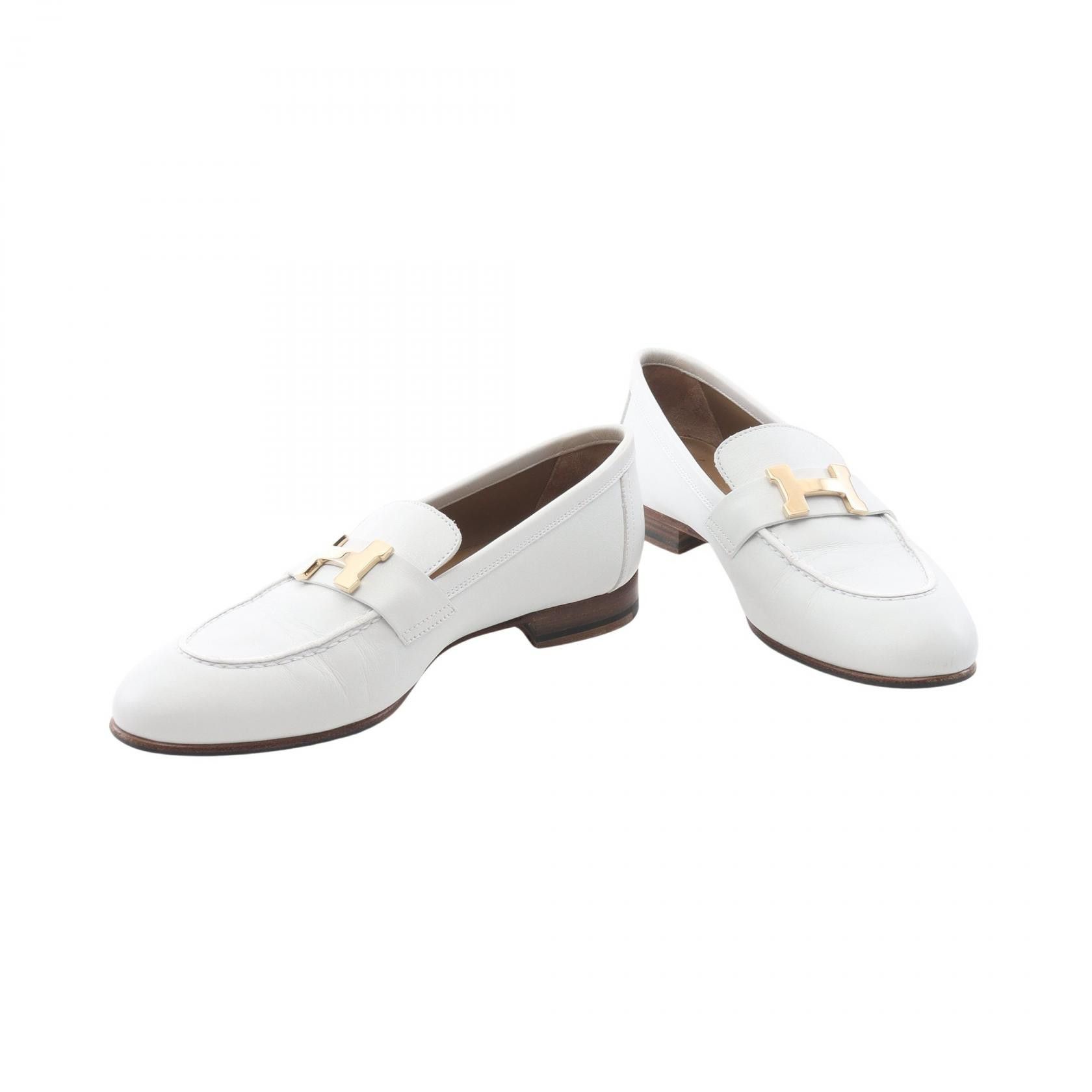 Hermes Hermes Hermes Paris Leather Loafers Leather Shoes DUTY FREE for USA Size ONE SIZE - 3 Thumbnail