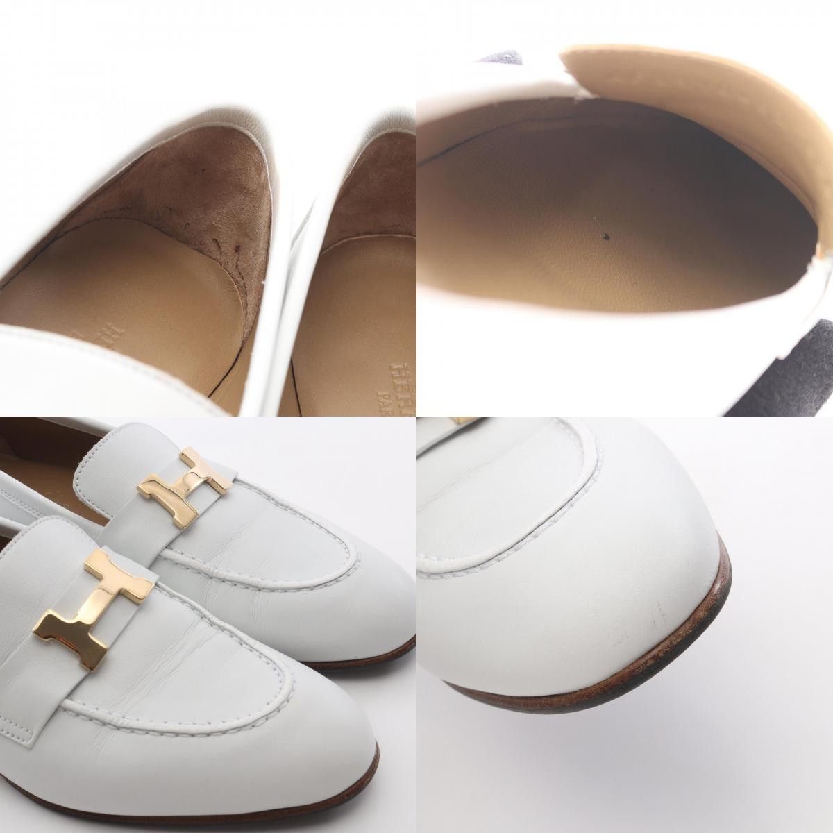 Hermes Hermes Hermes Paris Leather Loafers Leather Shoes DUTY FREE for USA Size ONE SIZE - 10 Thumbnail