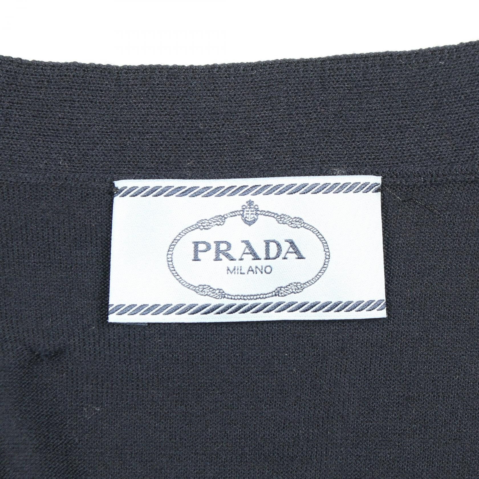 Prada Prada PRADA Wool Cardigan Textile Tops DUTY FREE for USA Size ONE SIZE - 3 Thumbnail