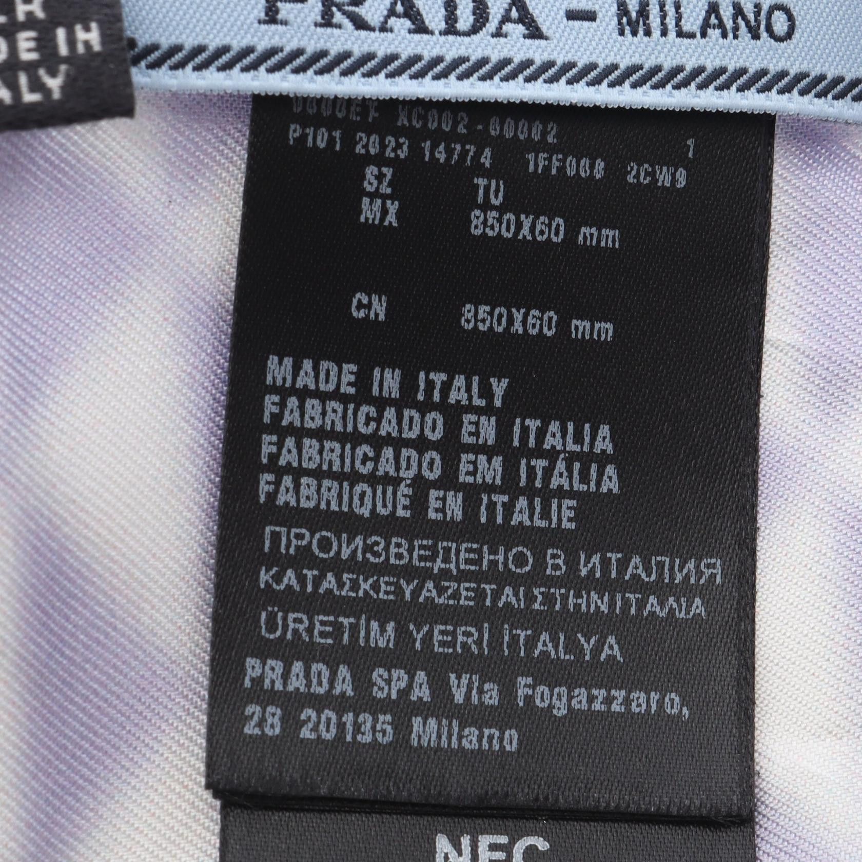 Prada Prada Prada Silk Scarf Textile Scarf DUTY FREE for USA Size ONE SIZE - 5 Thumbnail