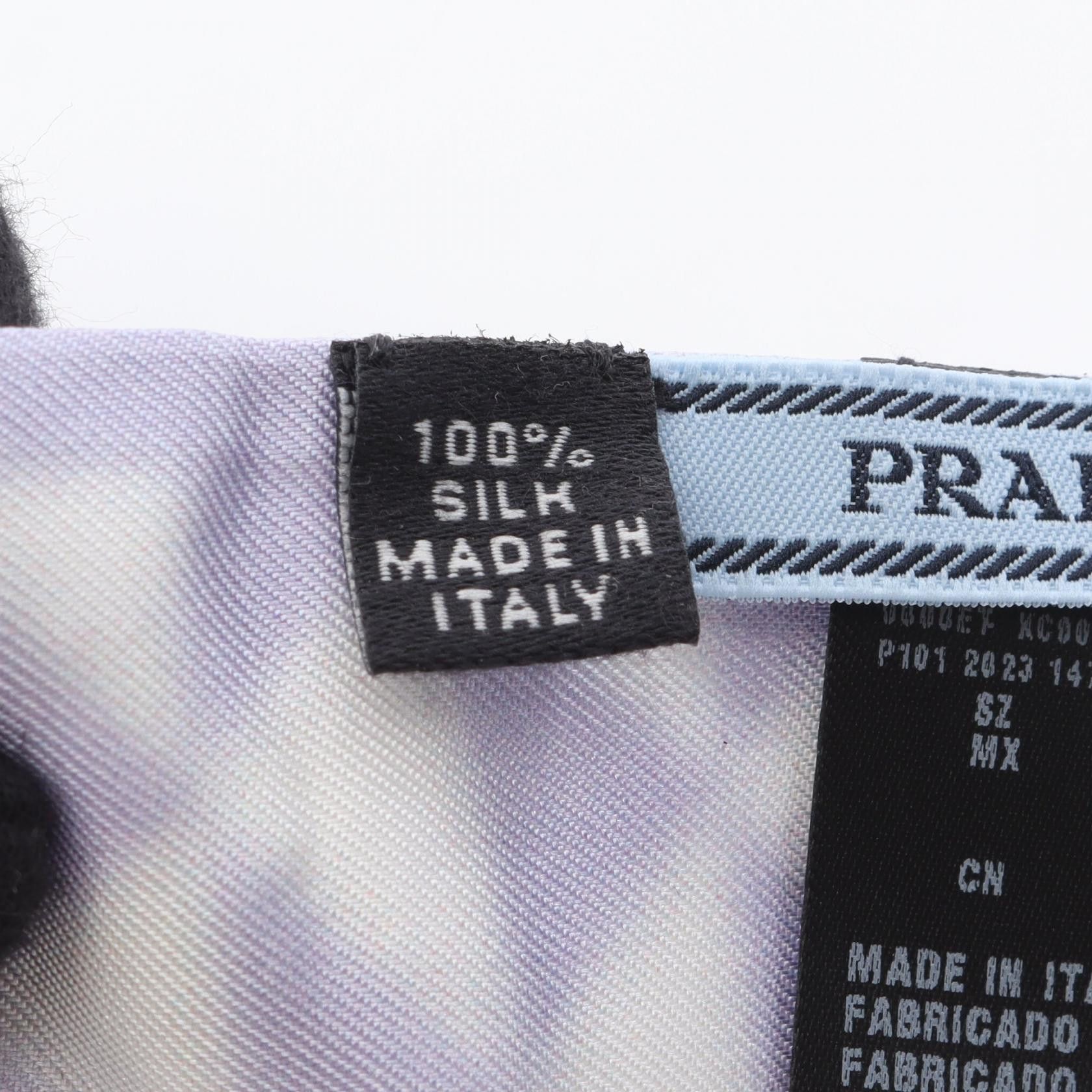 Prada Prada Prada Silk Scarf Textile Scarf DUTY FREE for USA Size ONE SIZE - 6 Thumbnail