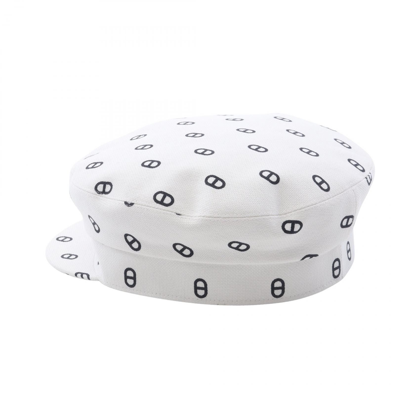 Hermes Hermes Hermes Chaine d’Ancre Cotton Cap Textile Hats DUTY FREE for USA Size ONE SIZE - 2 Thumbnail