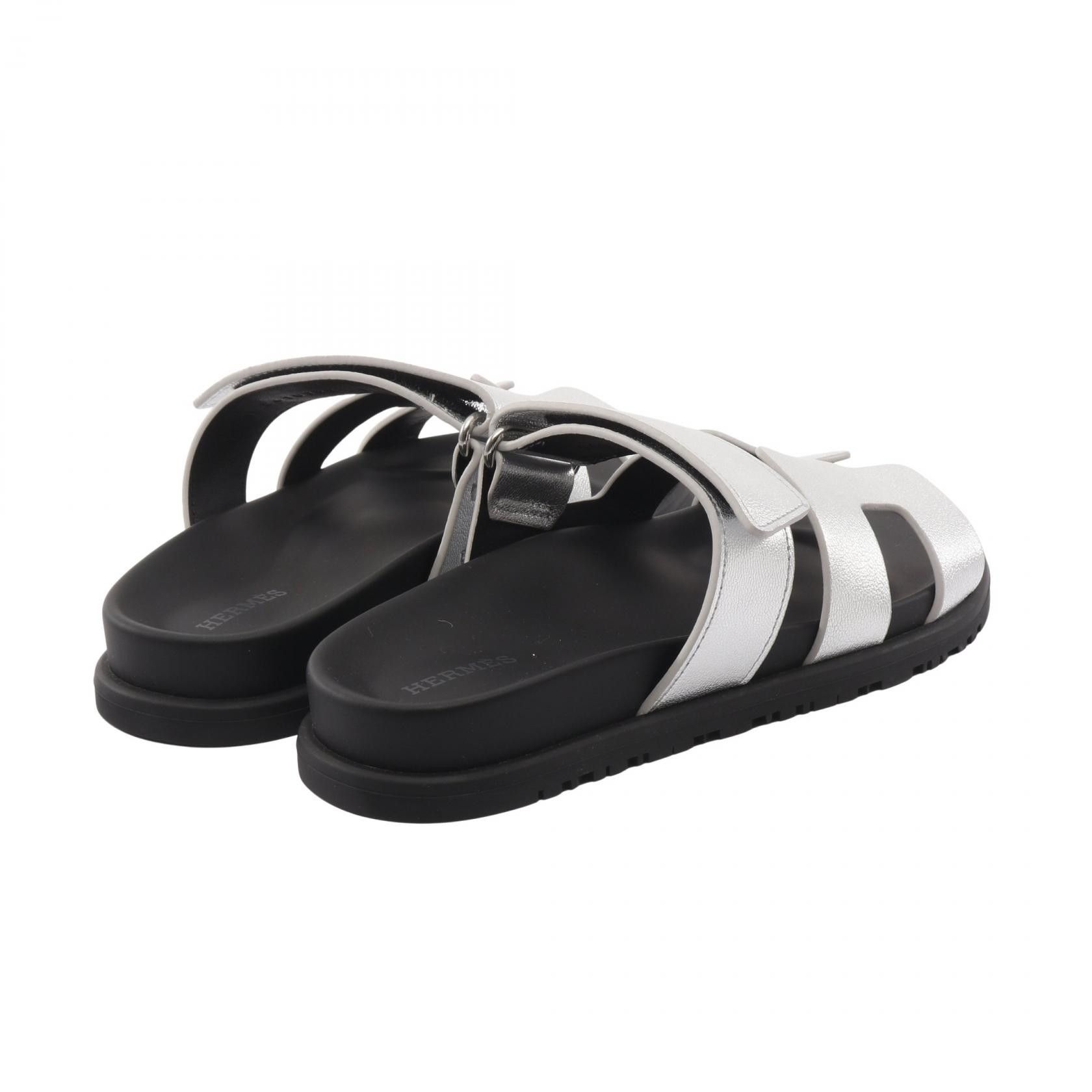 Hermes Hermes Hermes Chypre Leather Sandals Leather Shoes DUTY FREE for USA Size ONE SIZE - 2 Thumbnail