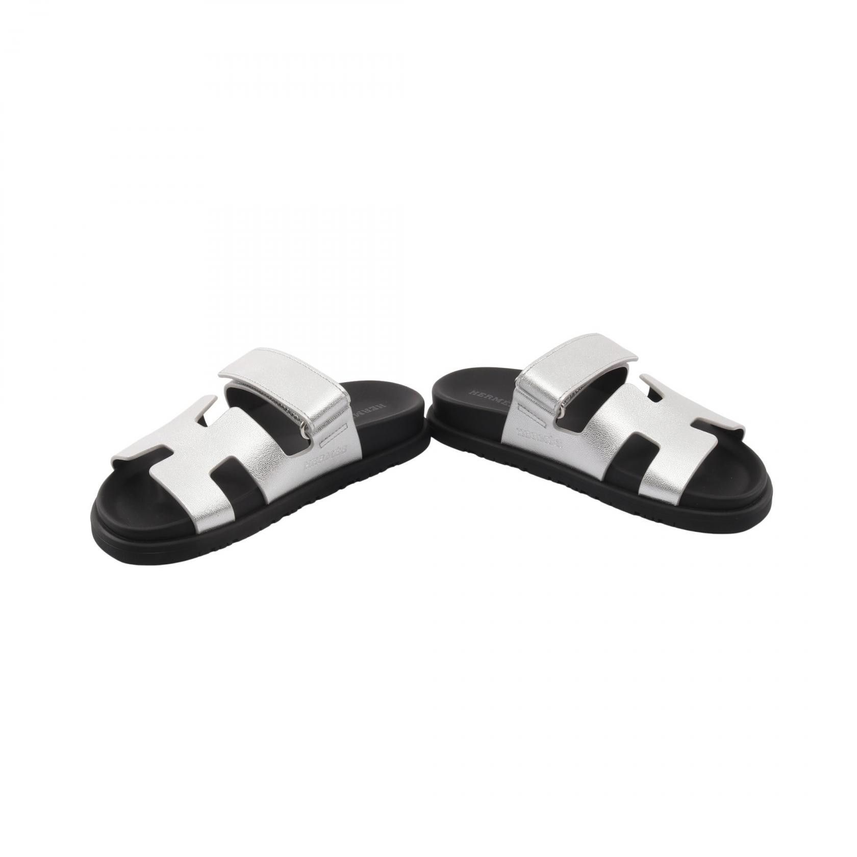 Hermes Hermes Hermes Chypre Leather Sandals Leather Shoes DUTY FREE for USA Size ONE SIZE - 3 Thumbnail