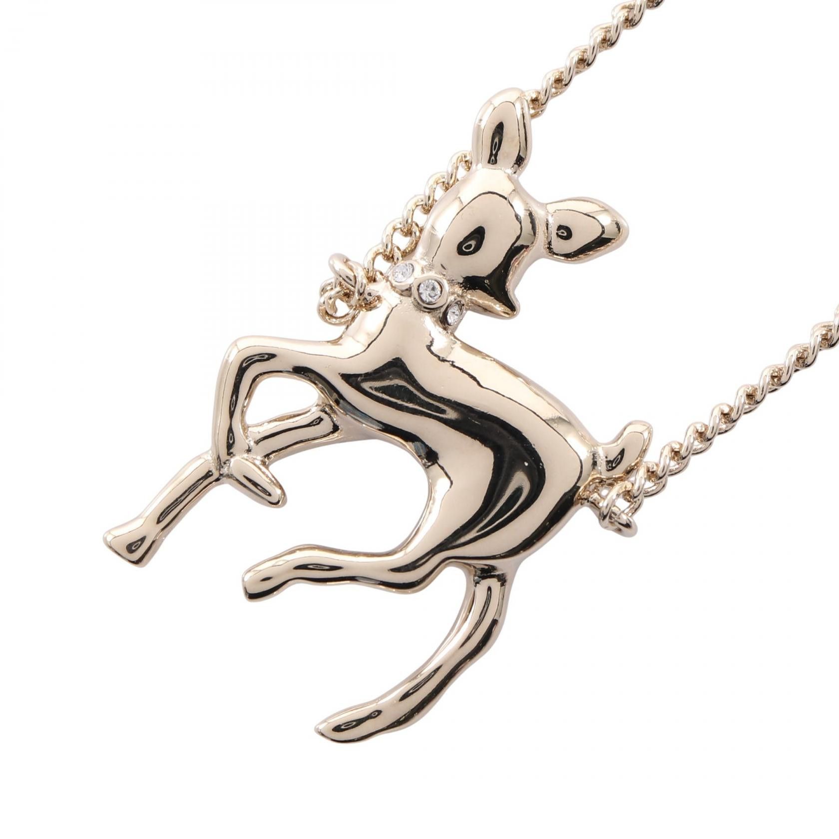 Chanel Chanel Chanel Years Gift 2025 Coco Mark Bambi Necklace Metal Necklace DUTY FREE for USA Size ONE SIZE - 2 Thumbnail