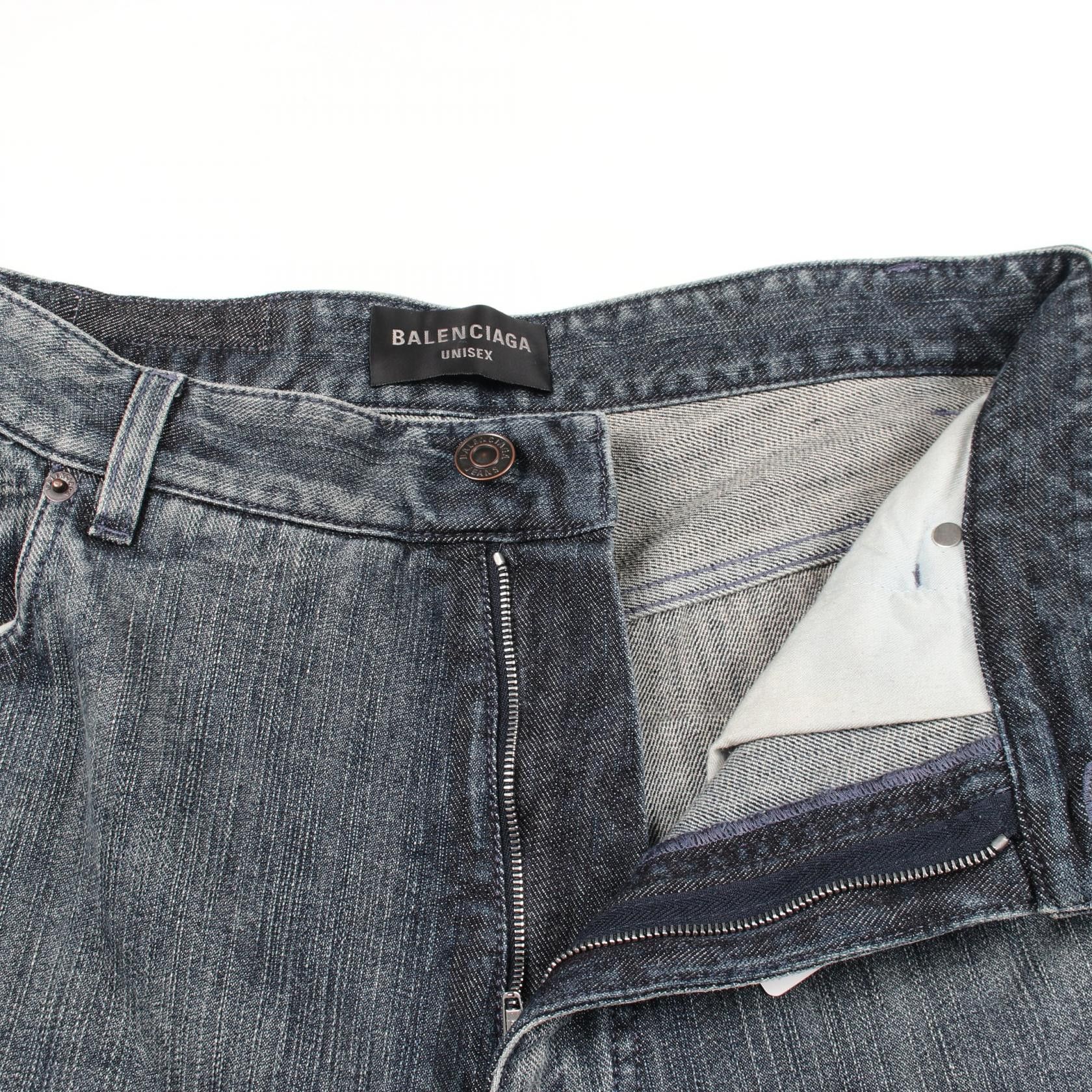 Balenciaga Balenciaga Balenciaga DOUBLE SIDE PANTS Cotton Denim Pants Textile Jeans 767979 DUTY FREE for USA Size ONE SIZE - 6 Thumbnail