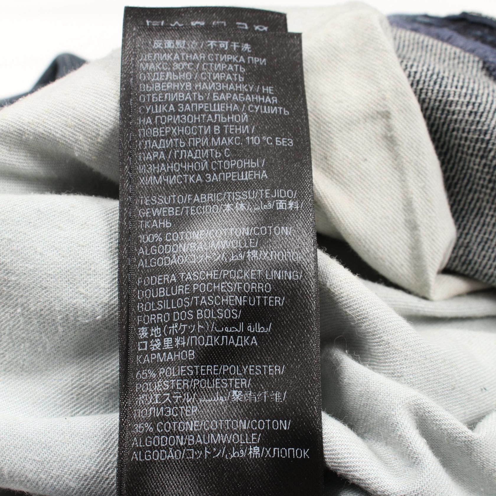Balenciaga Balenciaga Balenciaga DOUBLE SIDE PANTS Cotton Denim Pants Textile Jeans 767979 DUTY FREE for USA Size ONE SIZE - 4 Thumbnail