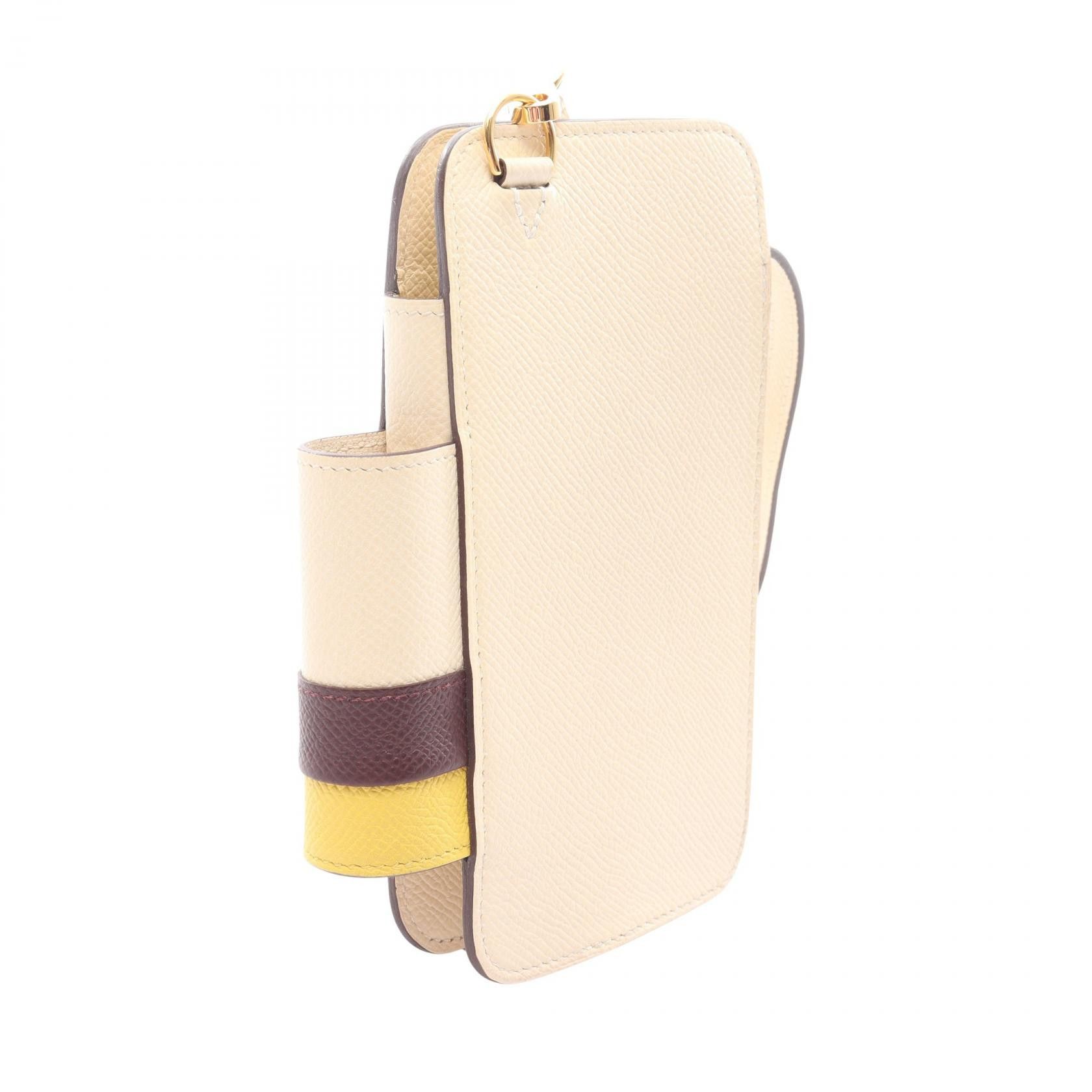 Hermes Hermes Hermes Way Phone Case Leather Phonecase Stamp U (2022) DUTY FREE for USA Size ONE SIZE - 2 Thumbnail