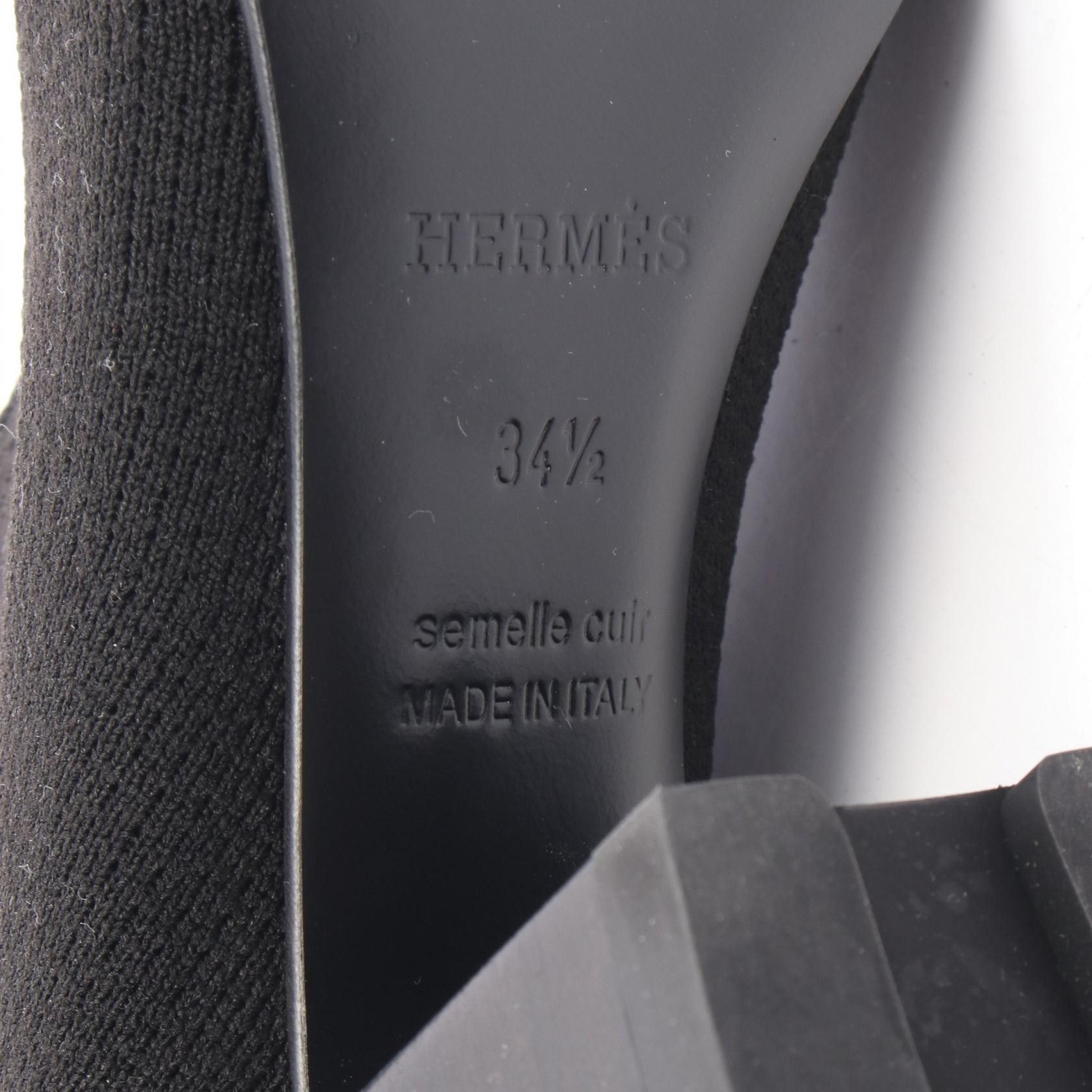 Hermes Hermes Hermes Volver60 Fabric Leather Boots Textile Shoes DUTY FREE for USA Size ONE SIZE - 6 Thumbnail