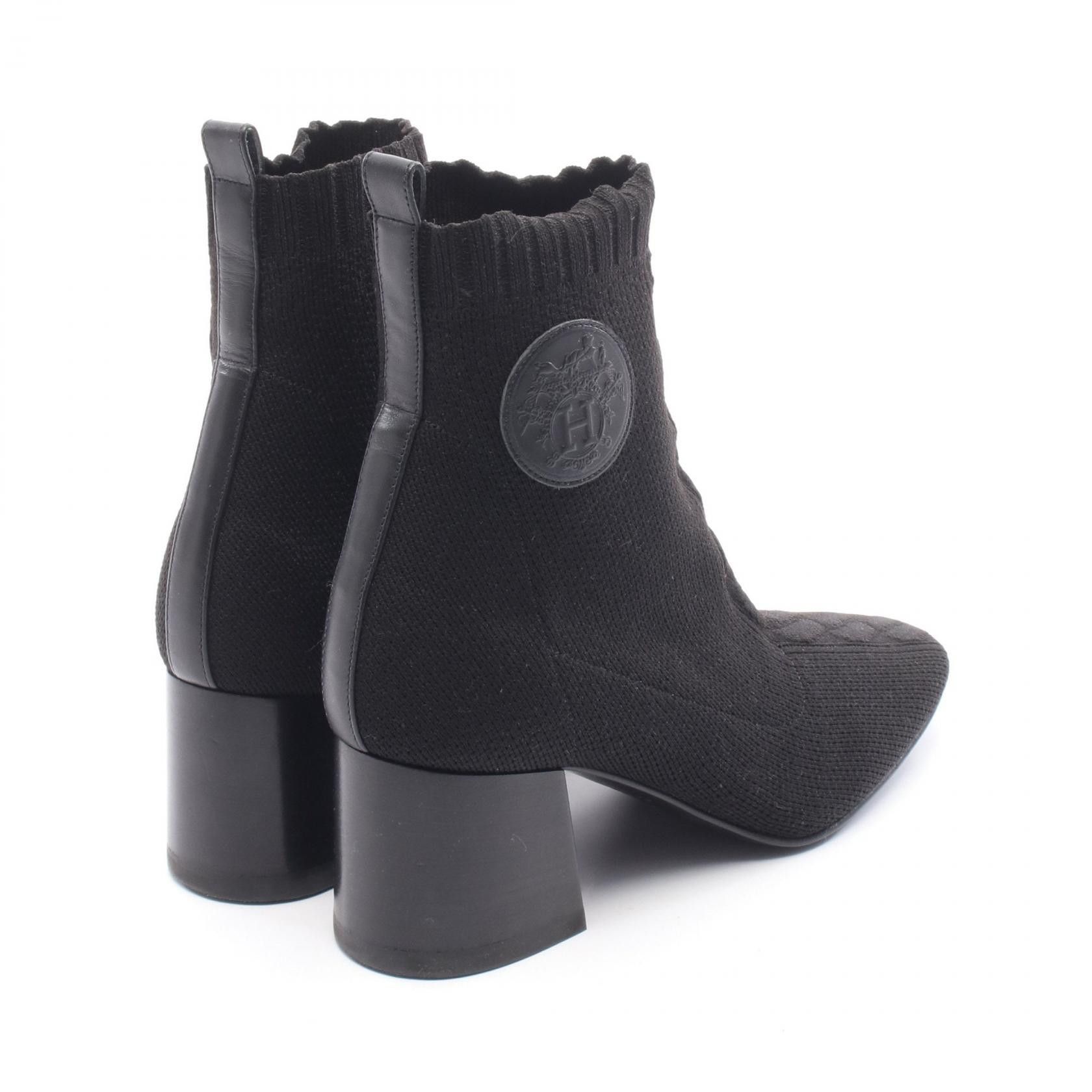 Hermes Hermes Hermes Volver60 Fabric Leather Boots Textile Shoes DUTY FREE for USA Size ONE SIZE - 2 Thumbnail