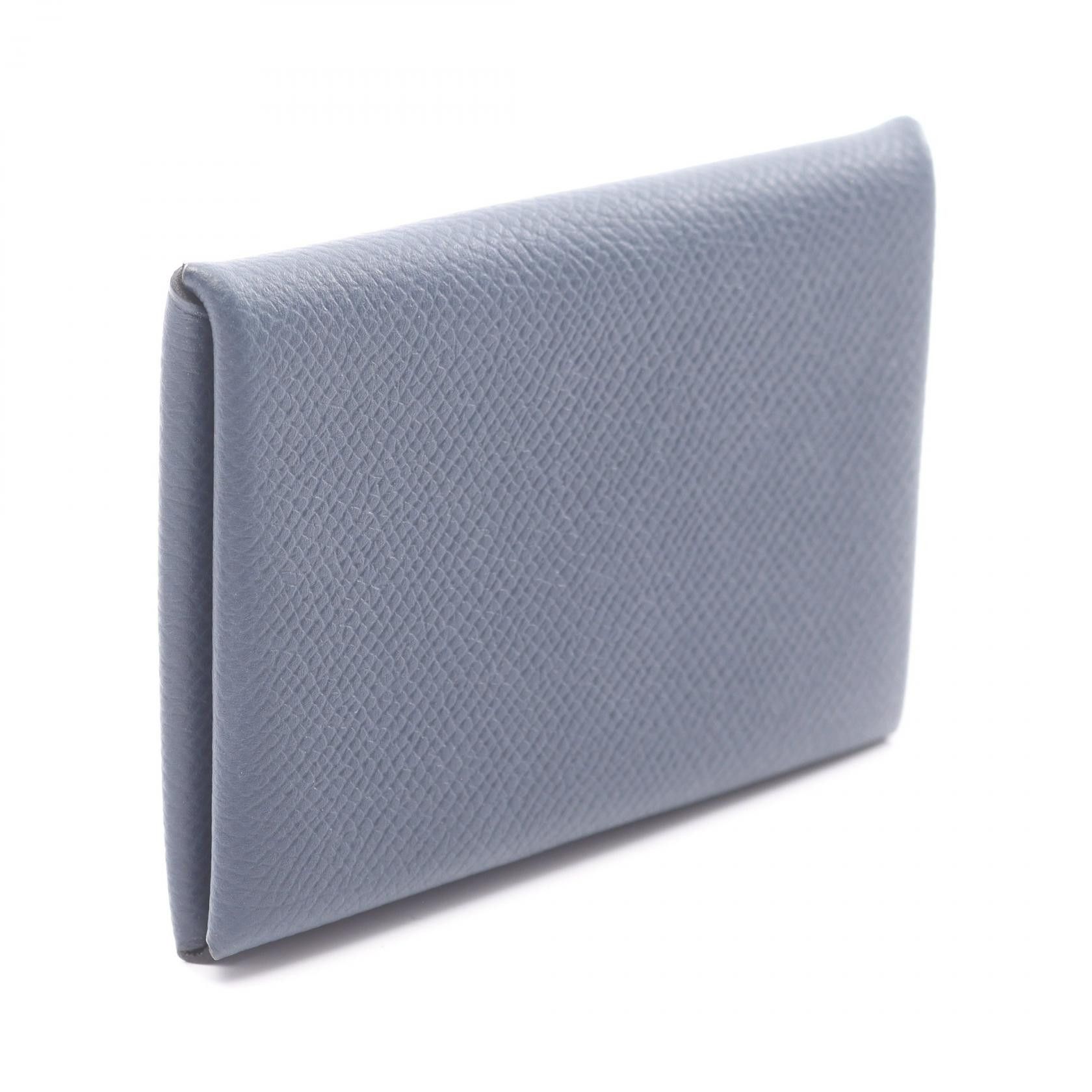 Hermes Hermes Hermes Calvi Leather Card Case Leather Coin Case Stamp W (2024) DUTY FREE for USA Size ONE SIZE - 2 Thumbnail