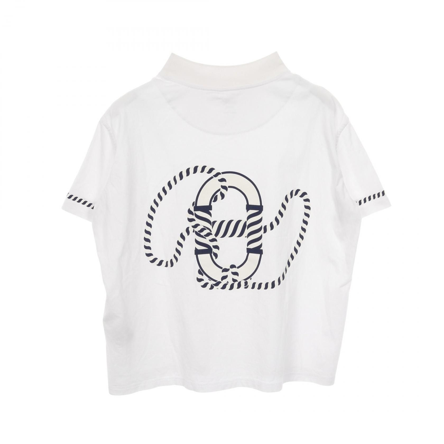 Hermes Hermes Hermes Canoe Cotton Top Textile Tops DUTY FREE for USA Size ONE SIZE - 2 Thumbnail