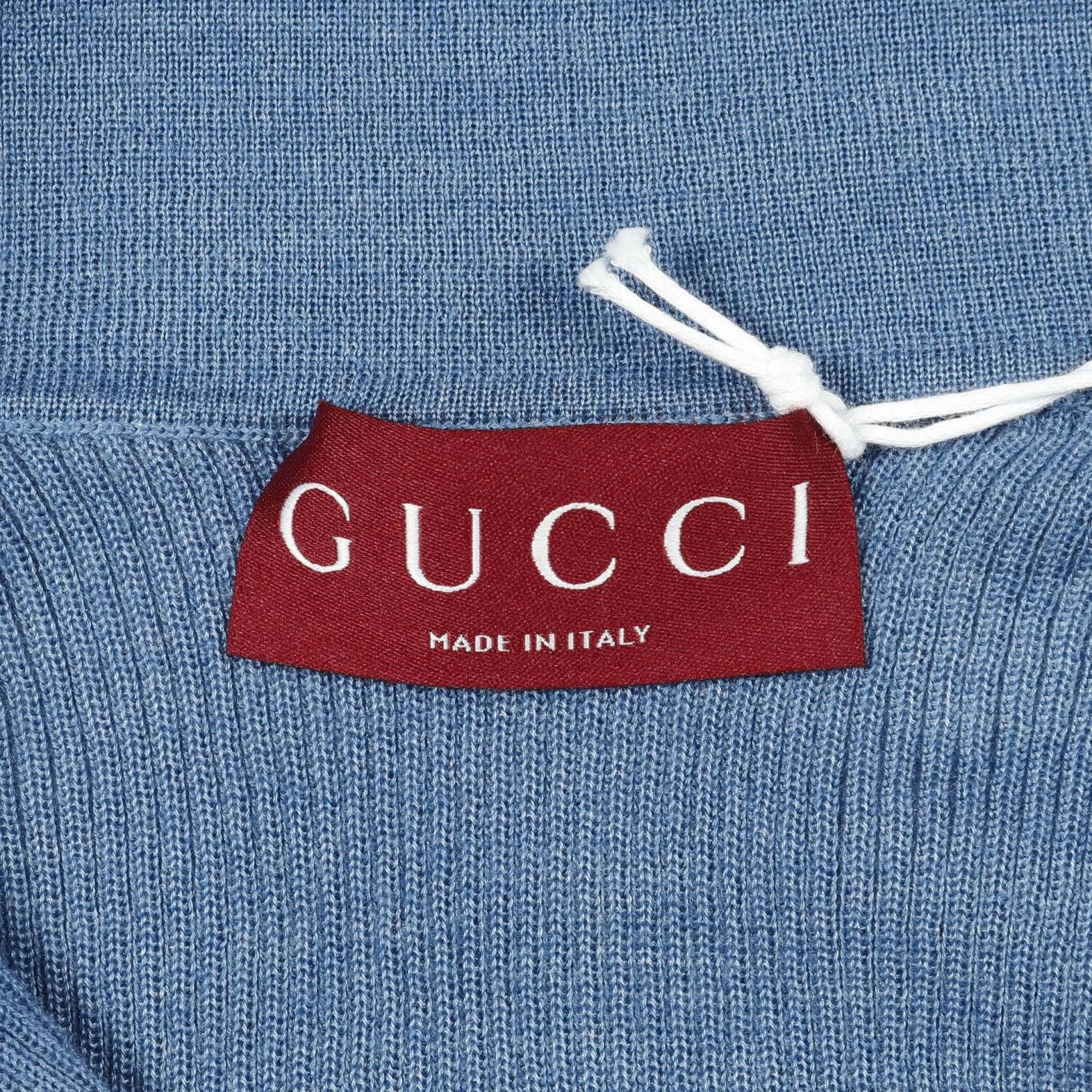 Gucci Gucci Gucci Shelly Line Cashmere Silk Knit Top Textile Tops DUTY FREE for USA Size ONE SIZE - 3 Thumbnail