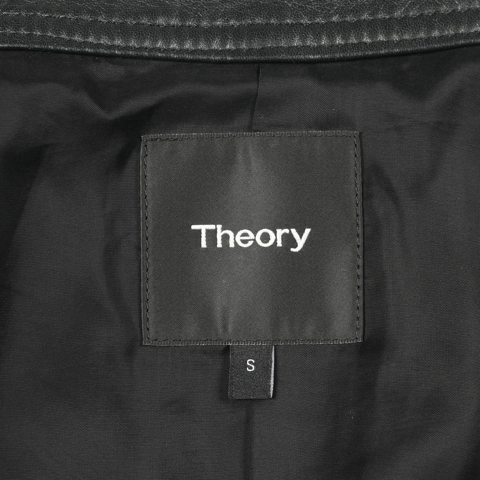 Theory Theory theory Leather Jacket Leather Outerwear 7160823 DUTY FREE for USA Size ONE SIZE - 3 Thumbnail