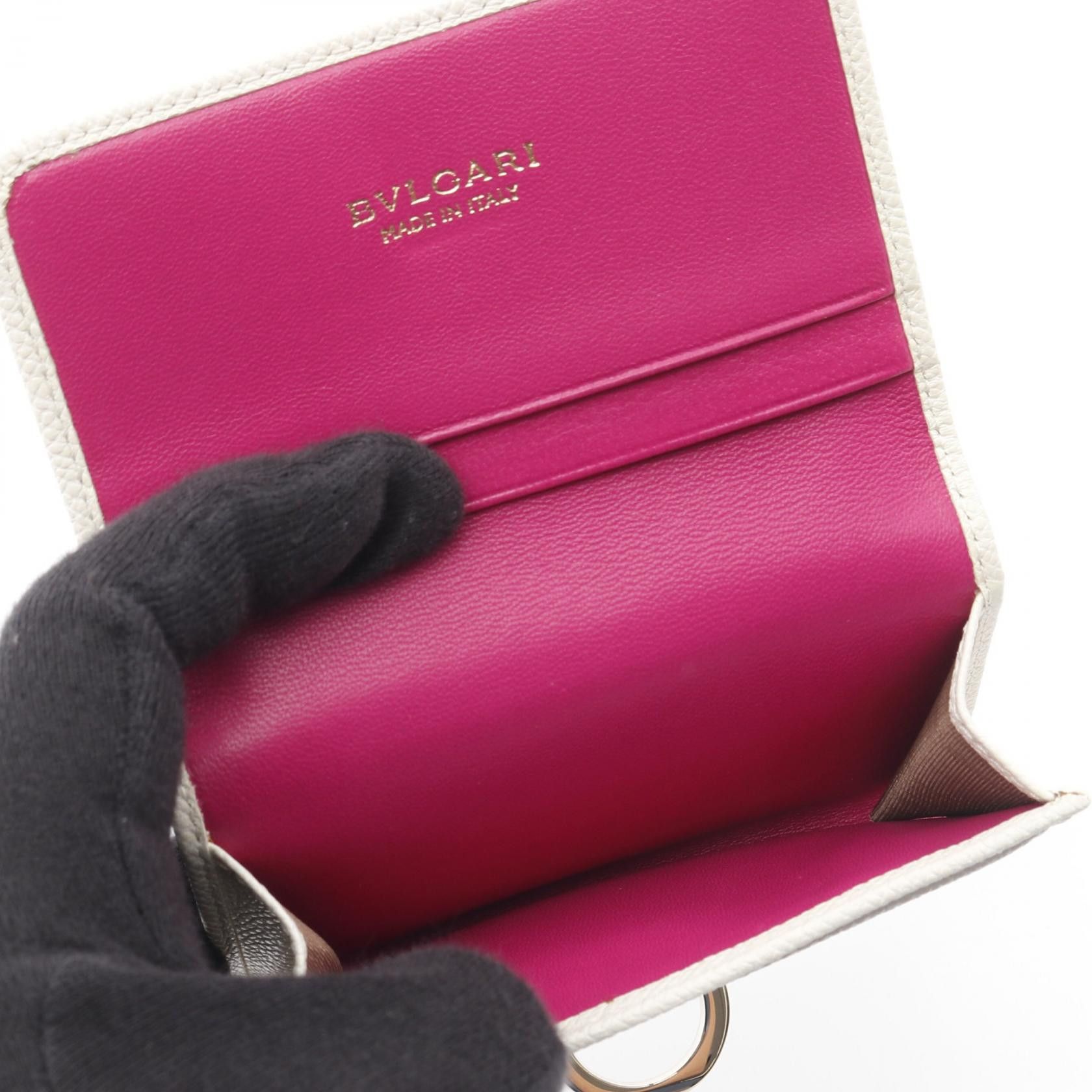 Bvlgari Bvlgari Bvlgari Bulgari Bulgari Leather Card Case Leather Card Case 30420 DUTY FREE for USA Size ONE SIZE - 3 Thumbnail