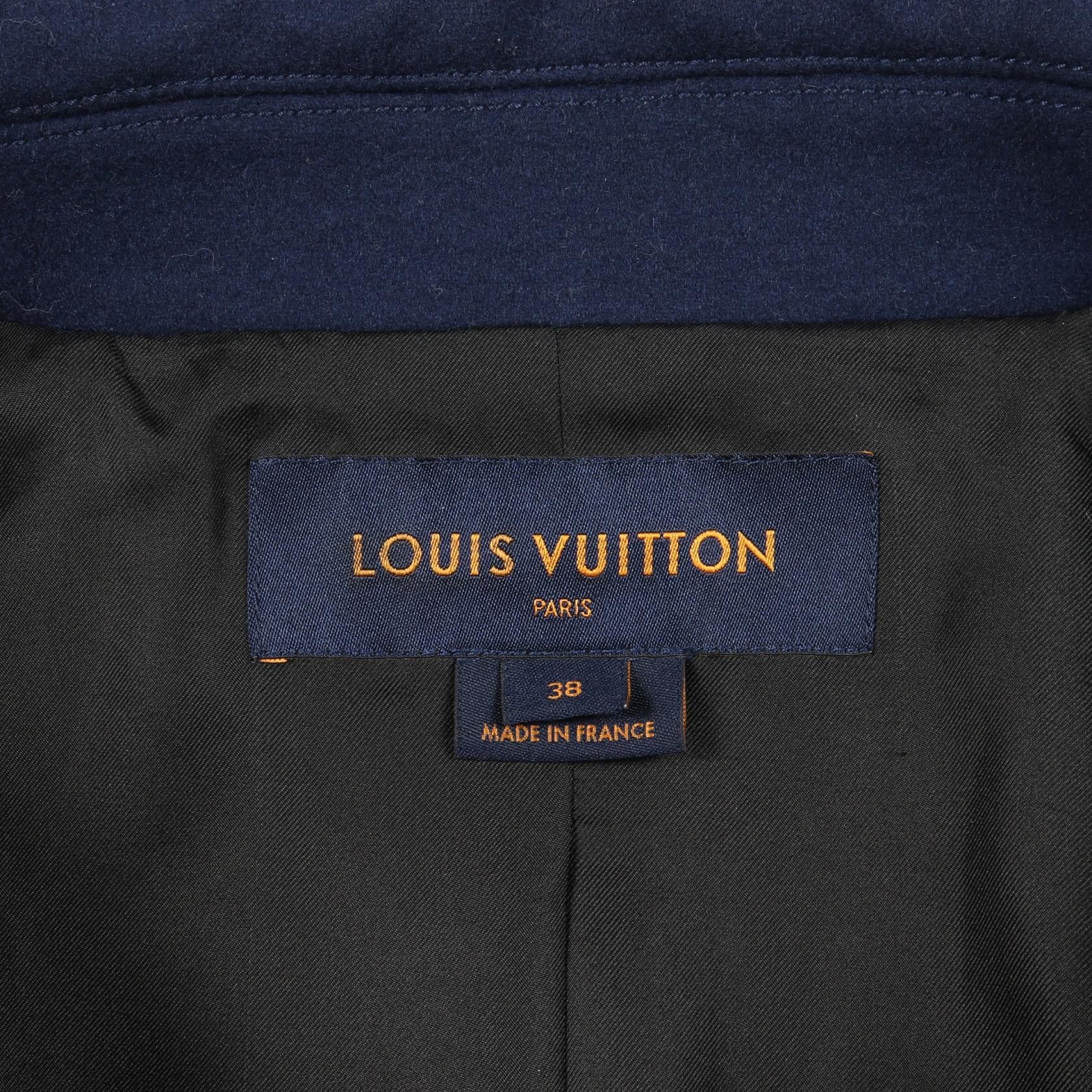 Louis Vuitton Louis Vuitton Louis Vuitton Wool Cashmere Coat Textile Outerwear DUTY FREE for USA Size ONE SIZE - 3 Thumbnail