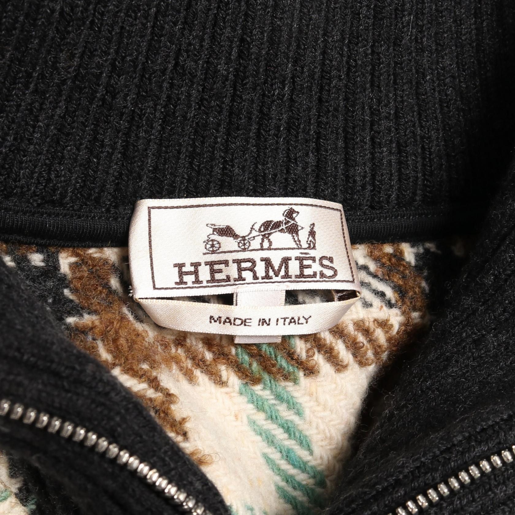 Hermes Hermes Hermes Wool Knit Top Textile Tops DUTY FREE for USA Size ONE SIZE - 3 Thumbnail