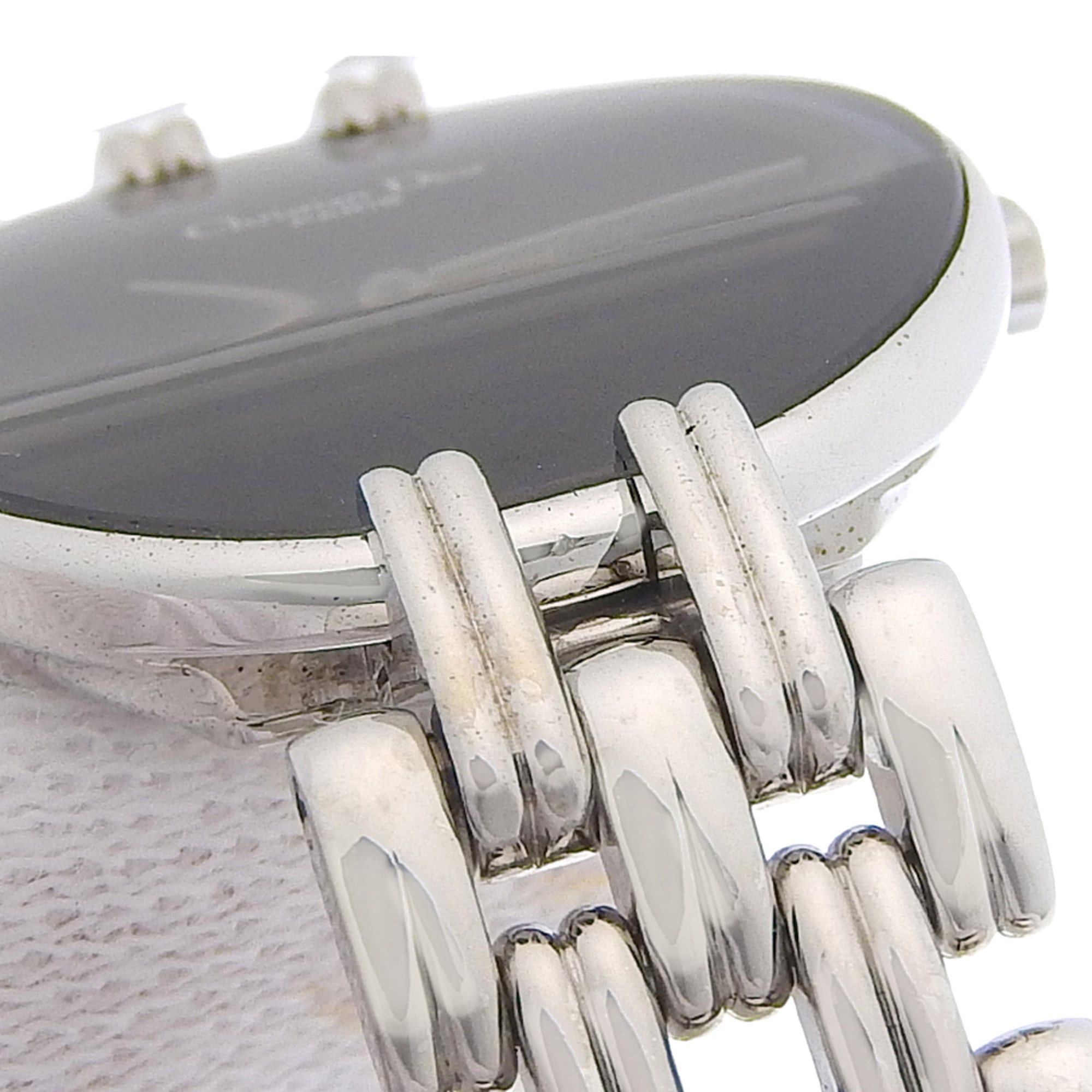 Dior Christian Dior Bakira Watch D44-120 Stainless Steel Silver Quartz Analog Black Dial Women's Size ONE SIZE - 8 Thumbnail