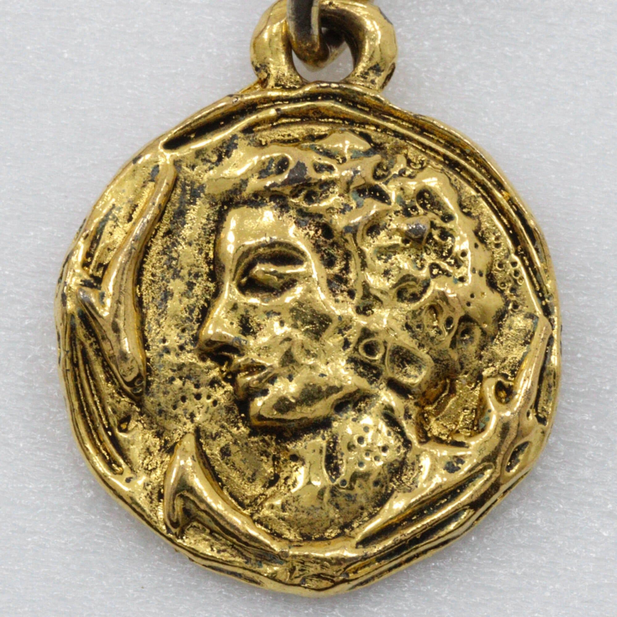 Chanel Chanel COCO Mark coin charm necklace, gold plated, approximately 74g, for women. Size ONE SIZE - 10 Thumbnail