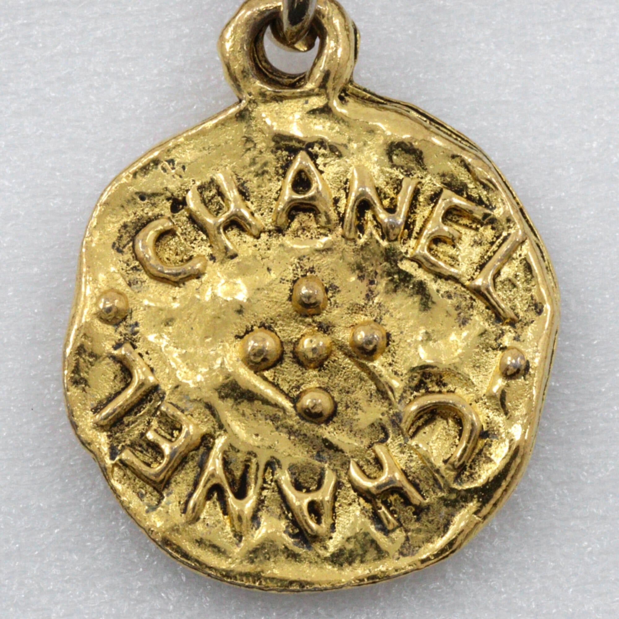 Chanel Chanel COCO Mark coin charm necklace, gold plated, approximately 74g, for women. Size ONE SIZE - 8 Thumbnail