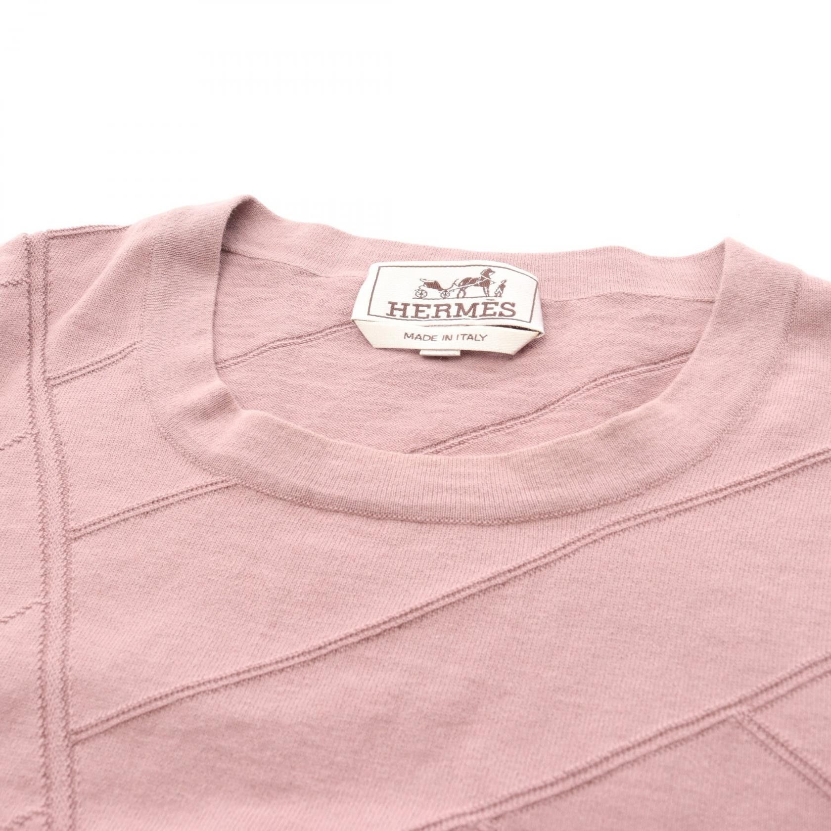 Hermes Hermes Hermes Cotton Knit Top Textile Tops DUTY FREE for USA Size ONE SIZE - 7 Thumbnail