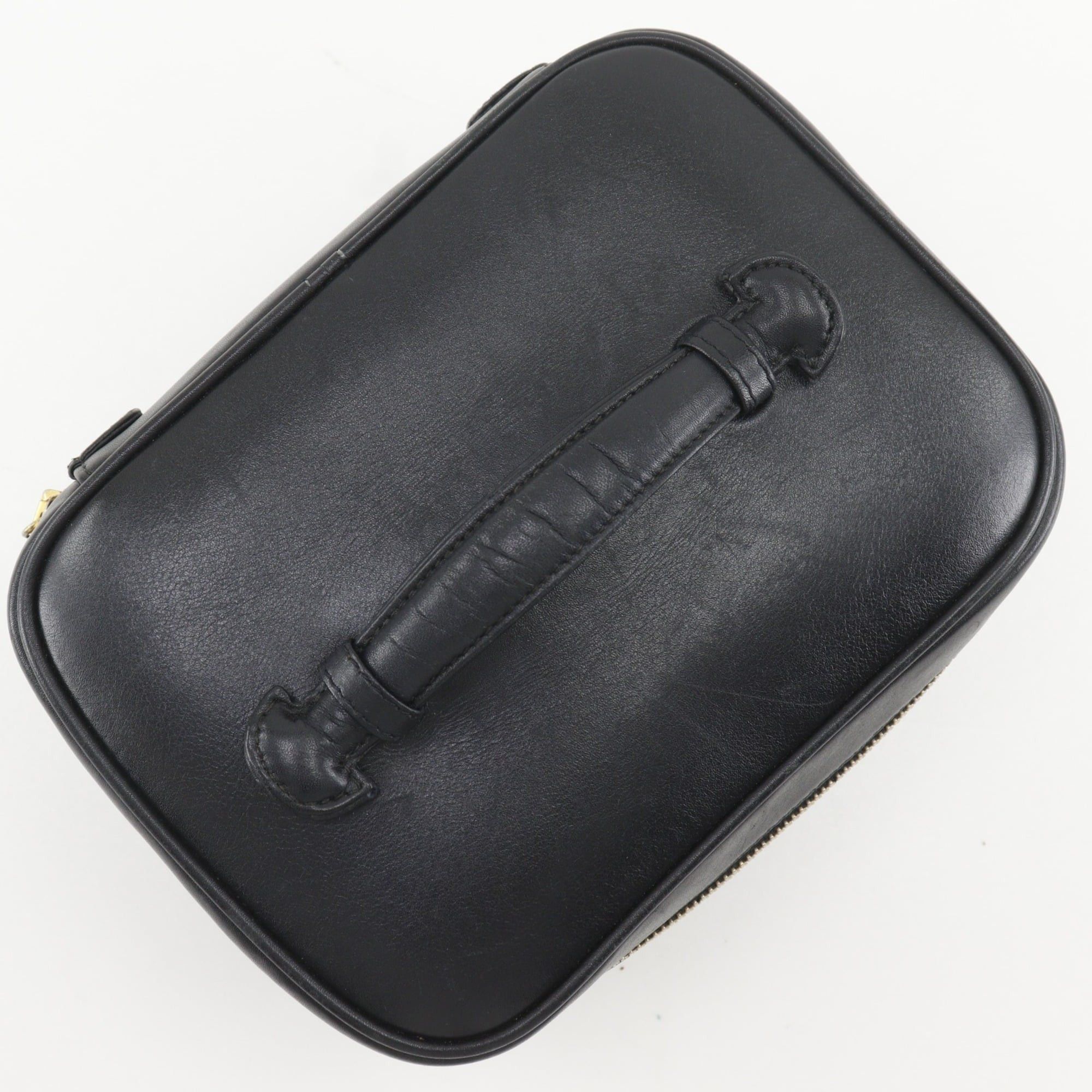 Chanel Chanel Bicolole Vanity Pouch, Calfskin, Black, Women's Size ONE SIZE - 4 Thumbnail