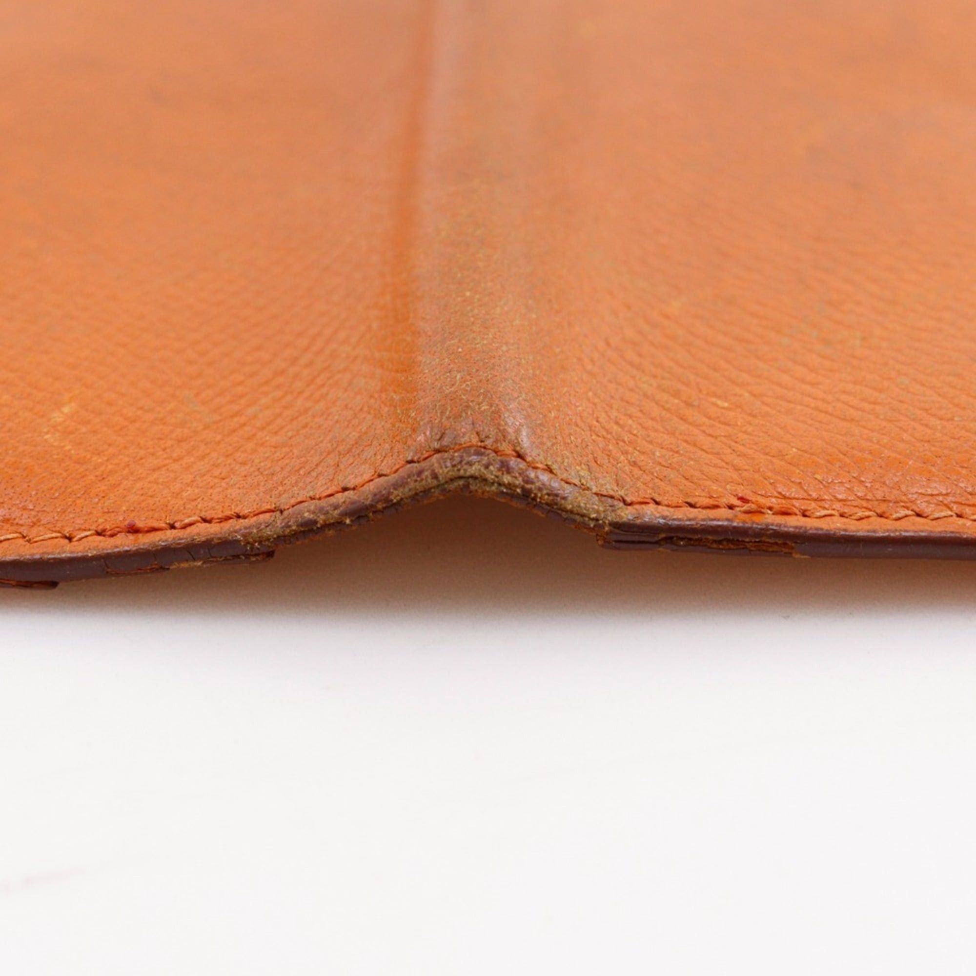 Hermes Hermes Bearn Classic Long Wallet, Veau Epsom Leather, 2005 Model, Orange/Silver Hardware, Unisex Size ONE SIZE - 15 Thumbnail