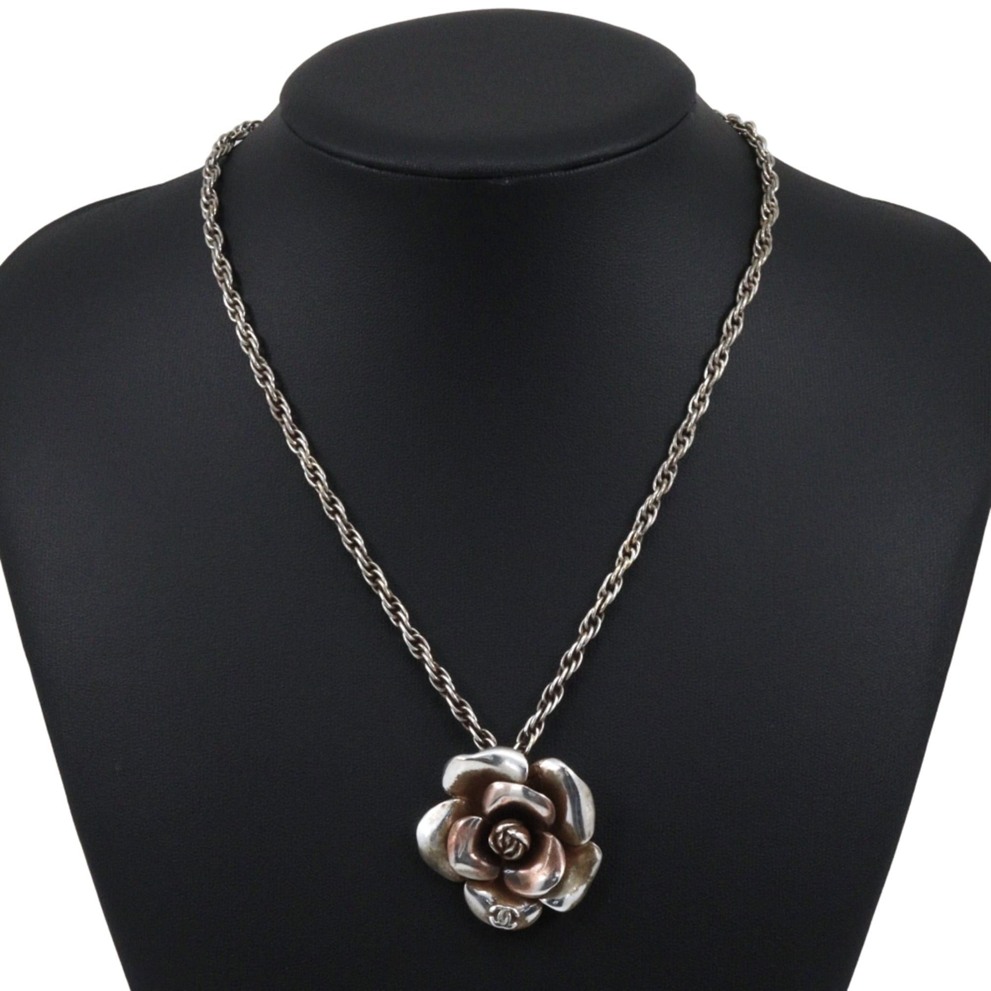 Chanel Chanel Camellia Necklace, Coco Mark, Gold Plated, 1999, 99P, Flower Design, Approx. 29.2g, Women's. Size ONE SIZE - 2 Thumbnail